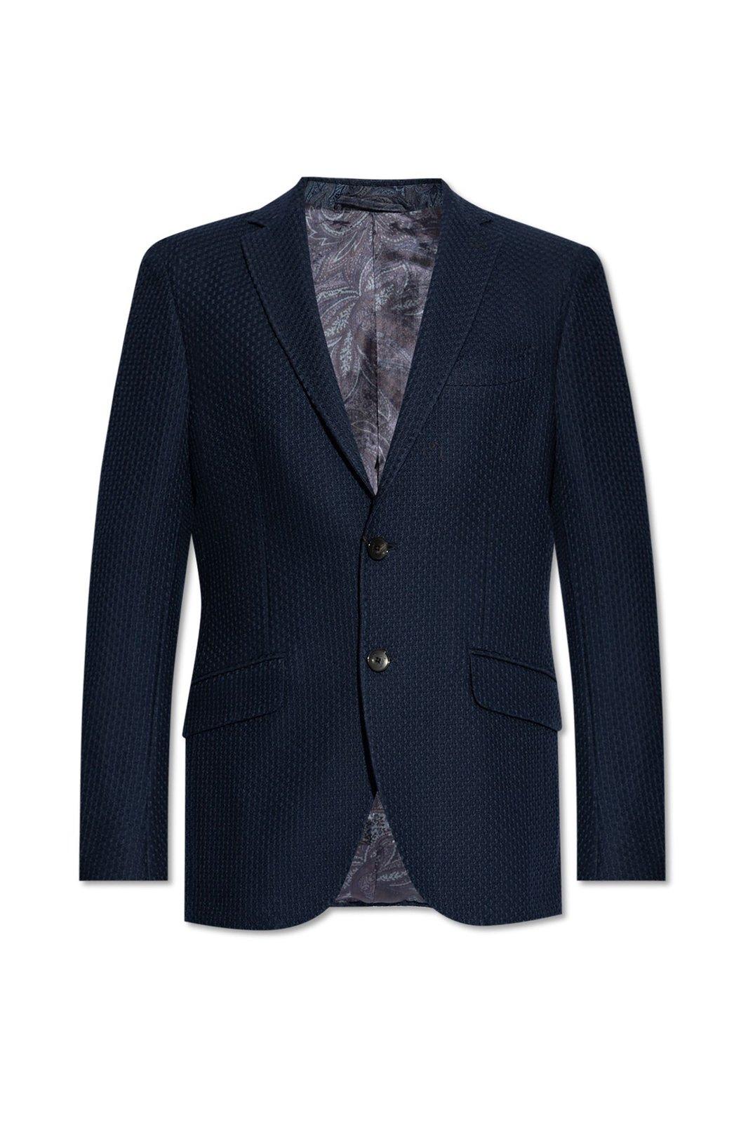 Patterned Single-breasted Blazer Etro