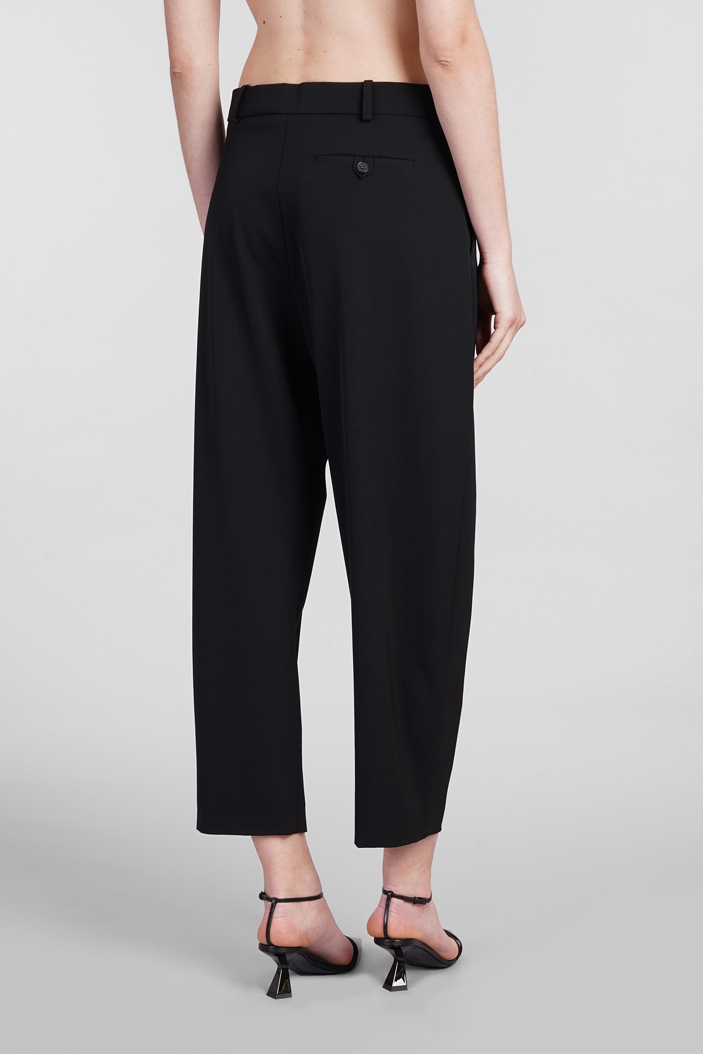 Shop Stella Mccartney Pants In Black Wool