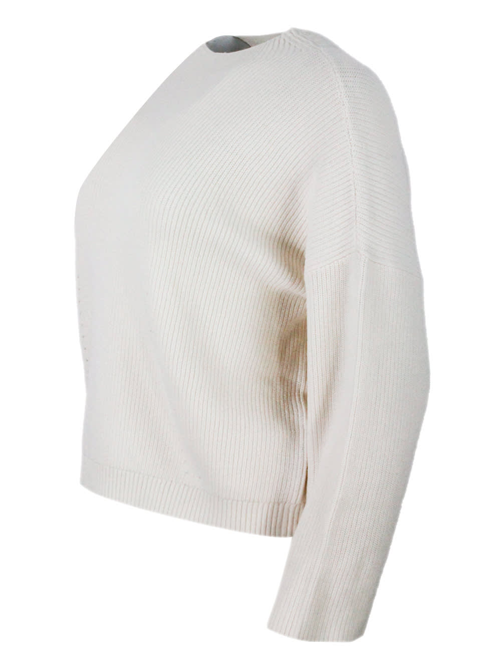 Shop Armani Exchange Sweater In Cream