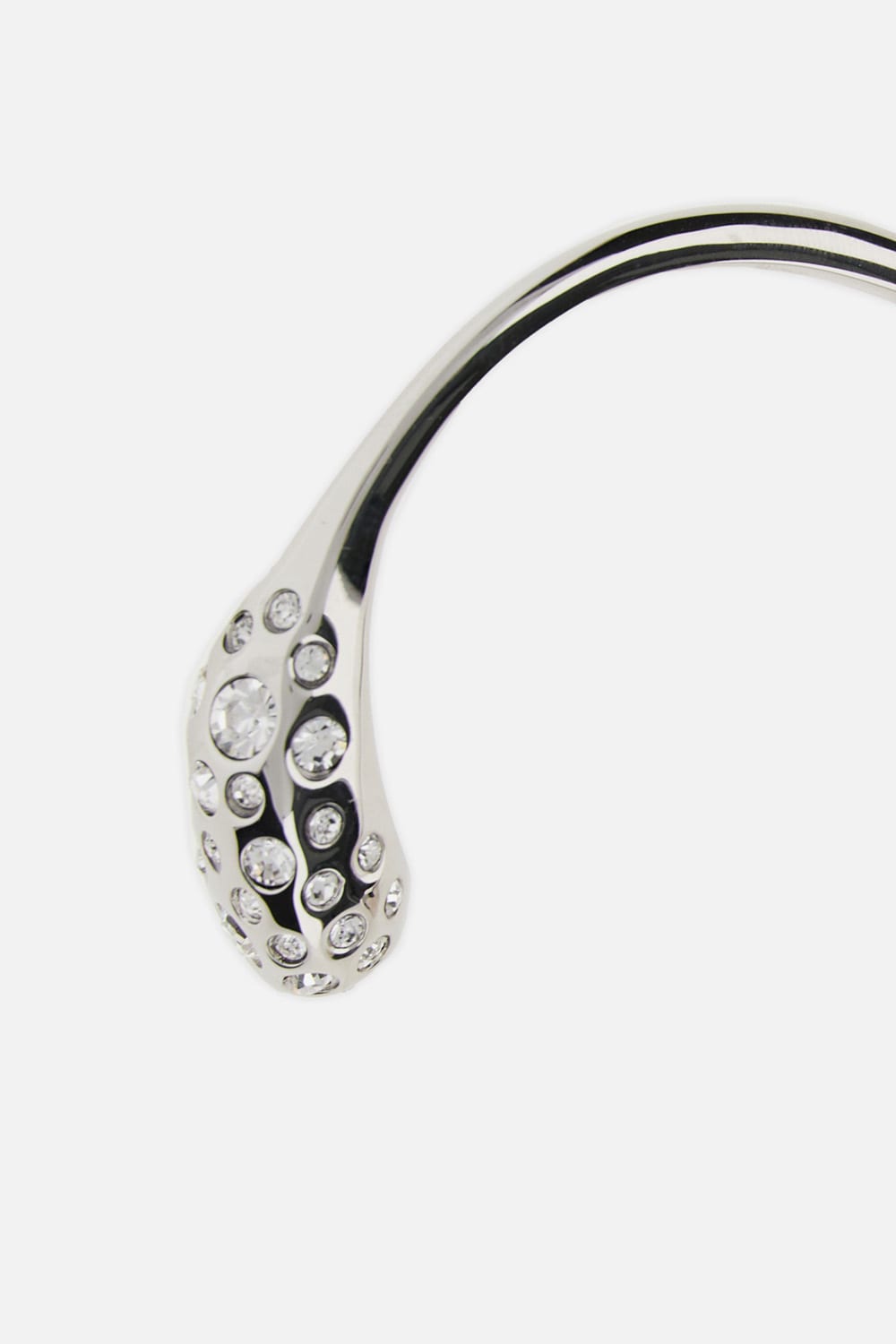 Marni Crystal-embellished Bracelet In Silver