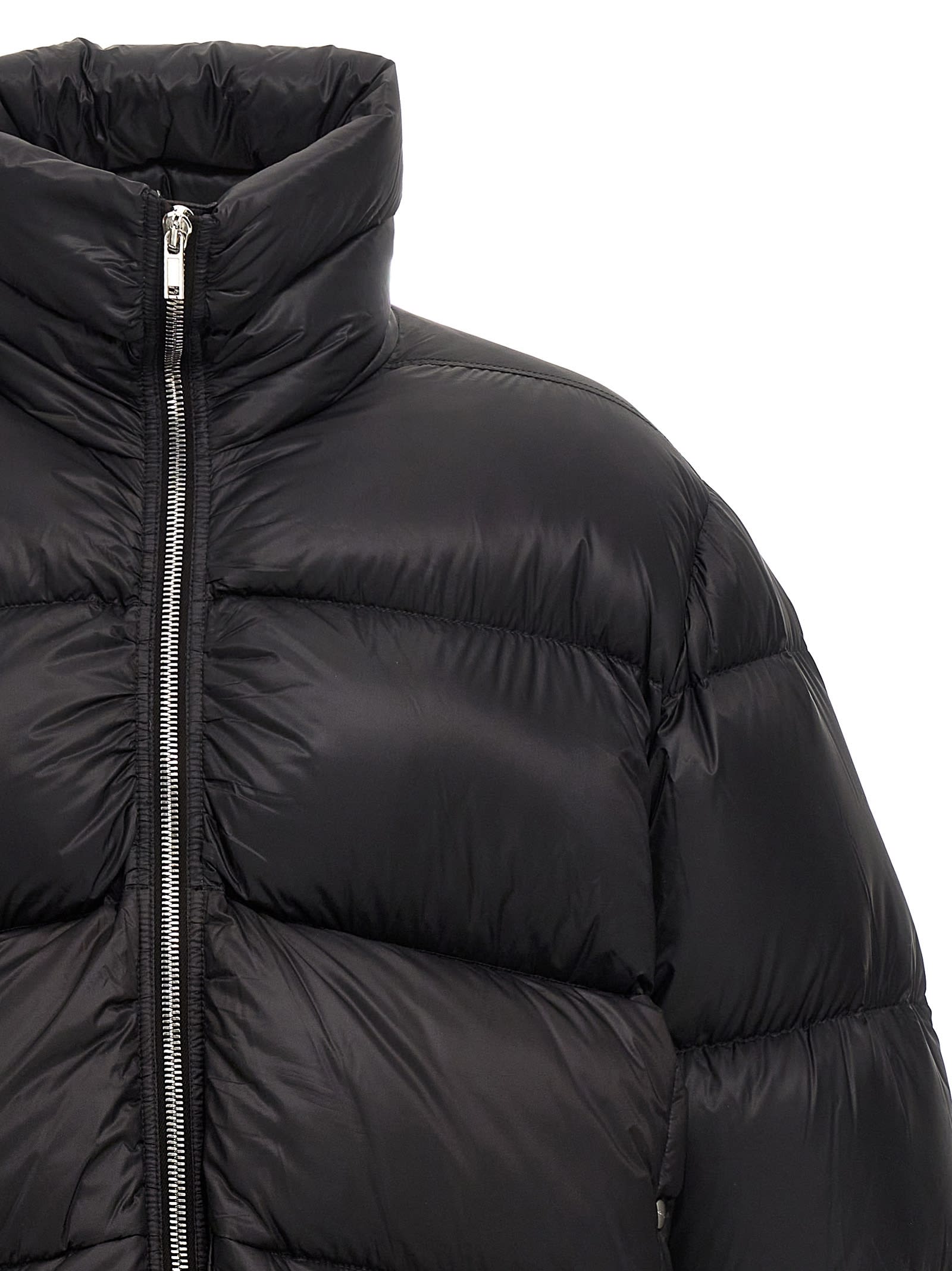 Shop Rick Owens Turtle Down Jacket In Black