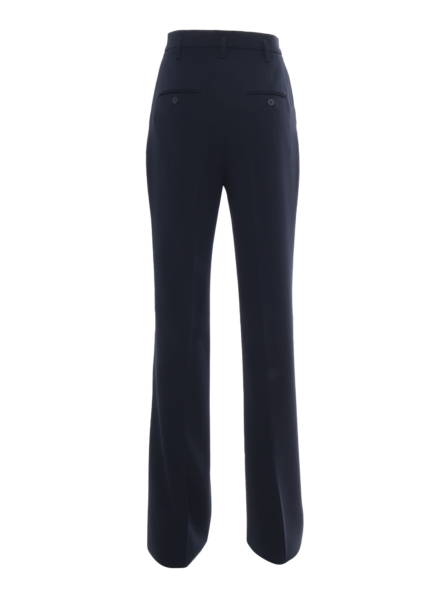 Shop Max Mara Blue Elegant Trousers