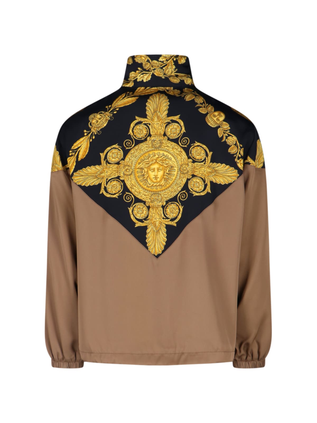 Versace Barocco Track Jacket In Multicolor