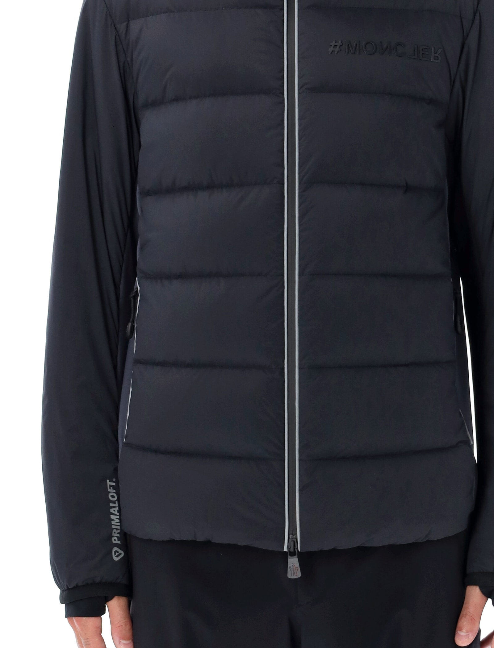 Shop Moncler Pocol Mid Layer In Dark Navy