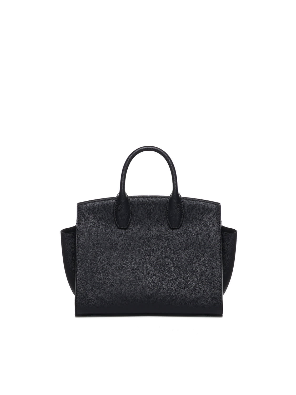 Shop Ferragamo The Studio Box Medium Bag In Black