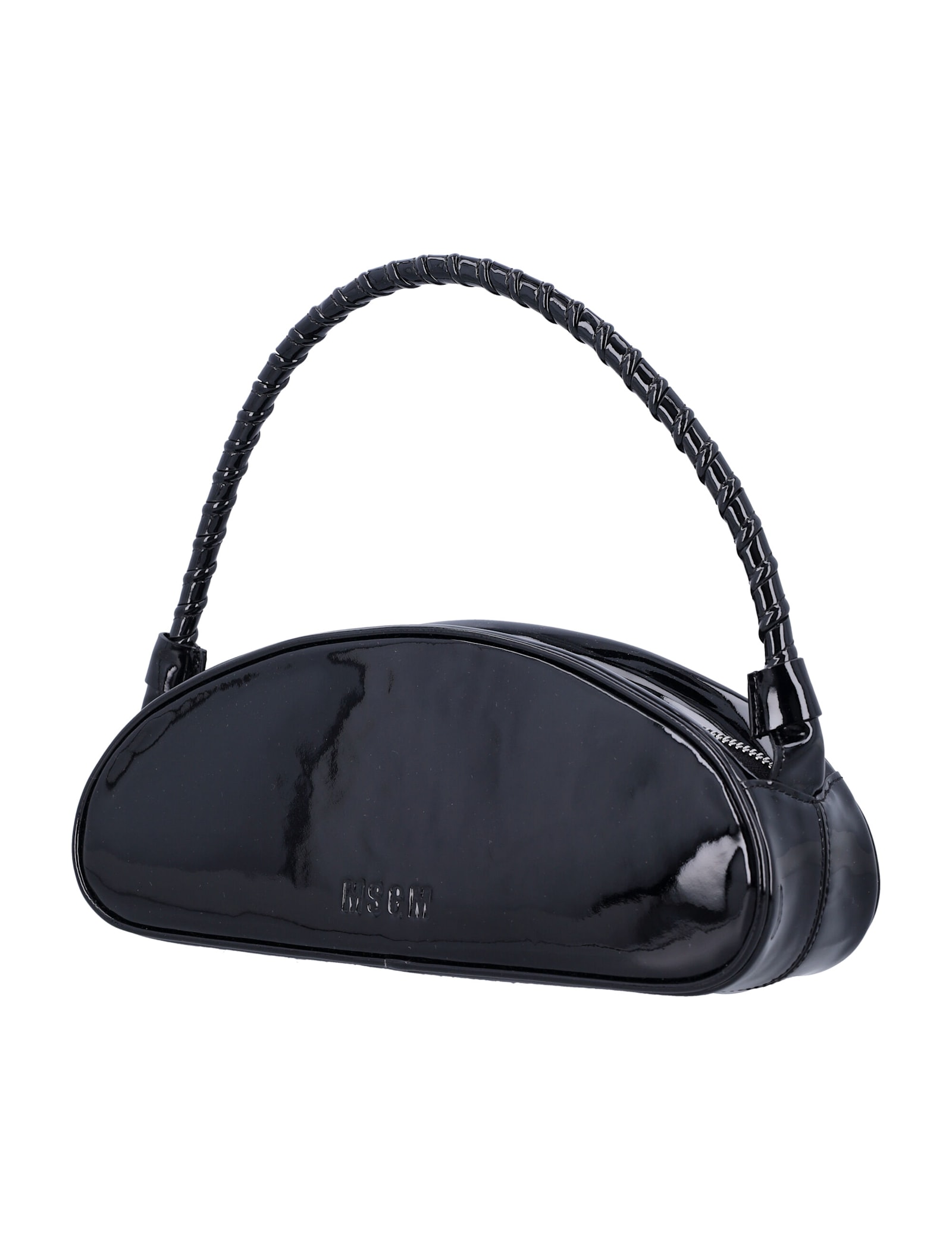 Msgm Small Bean Bag In Black