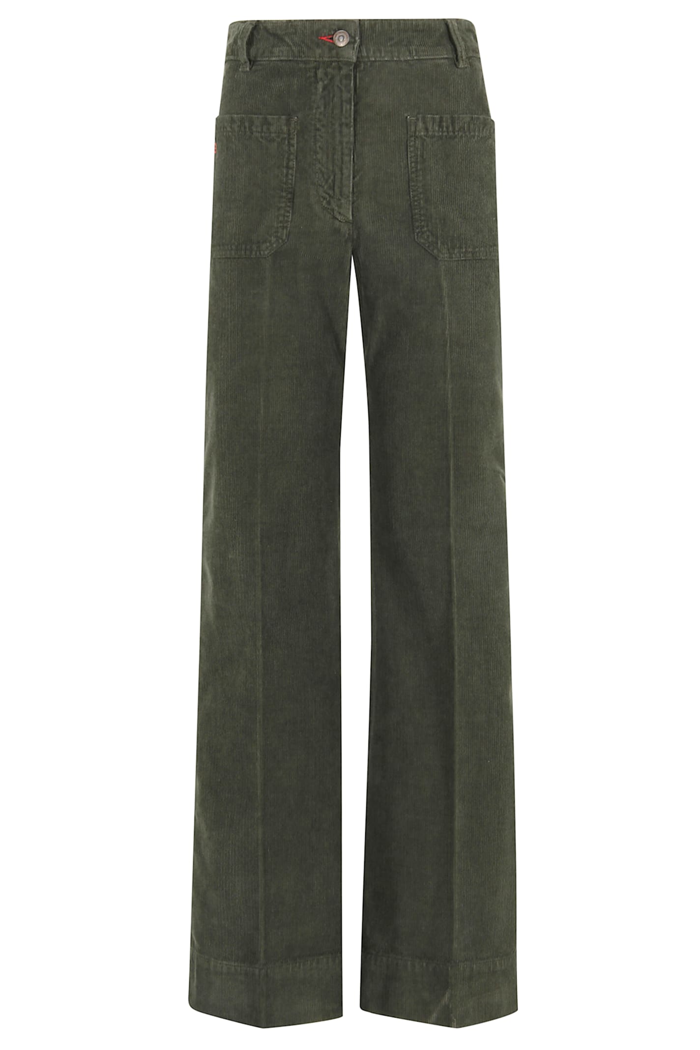 Victoria Beckham Pants "alina" In Green