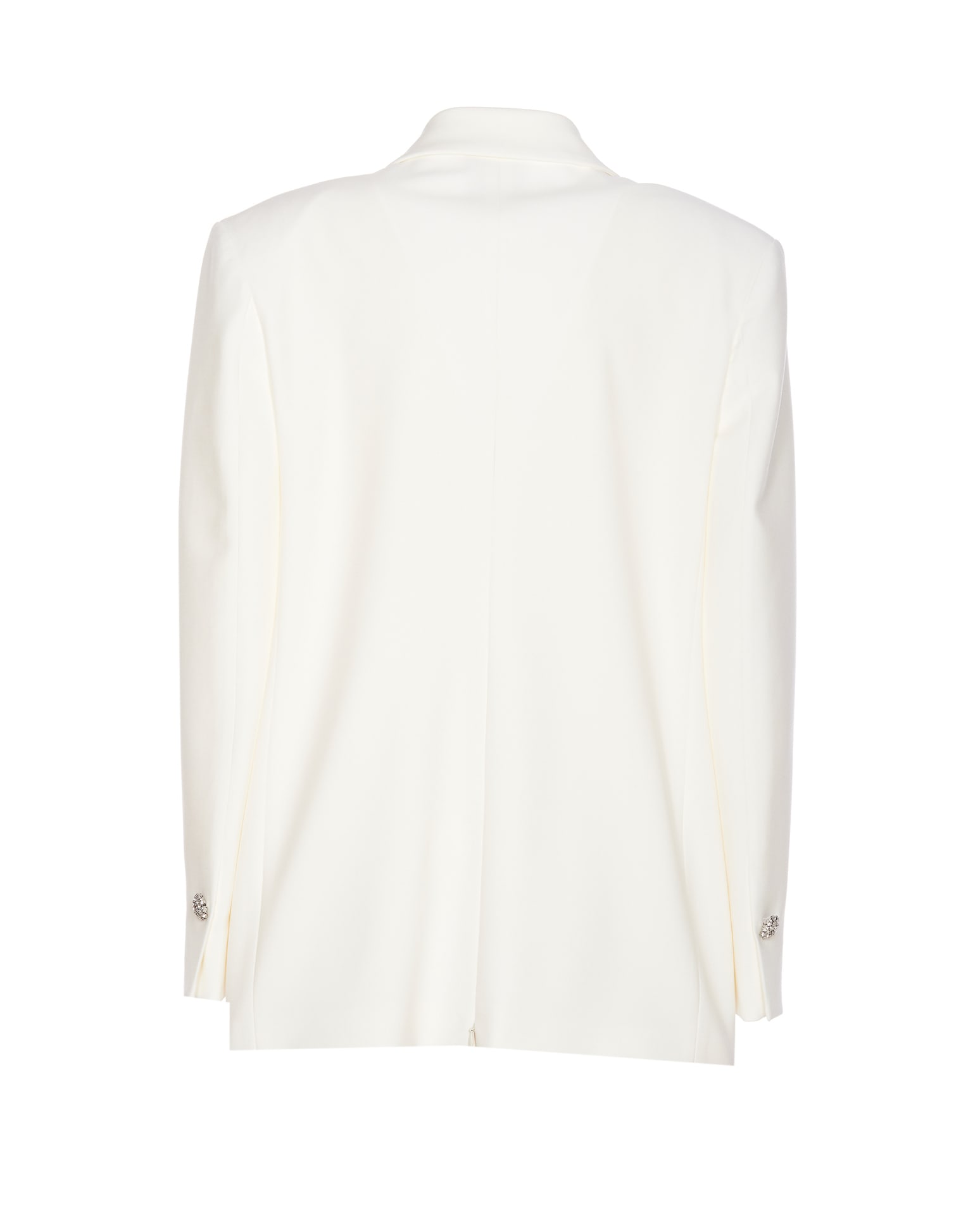 Shop Pinko Vallini Double Breasted Jacket In White