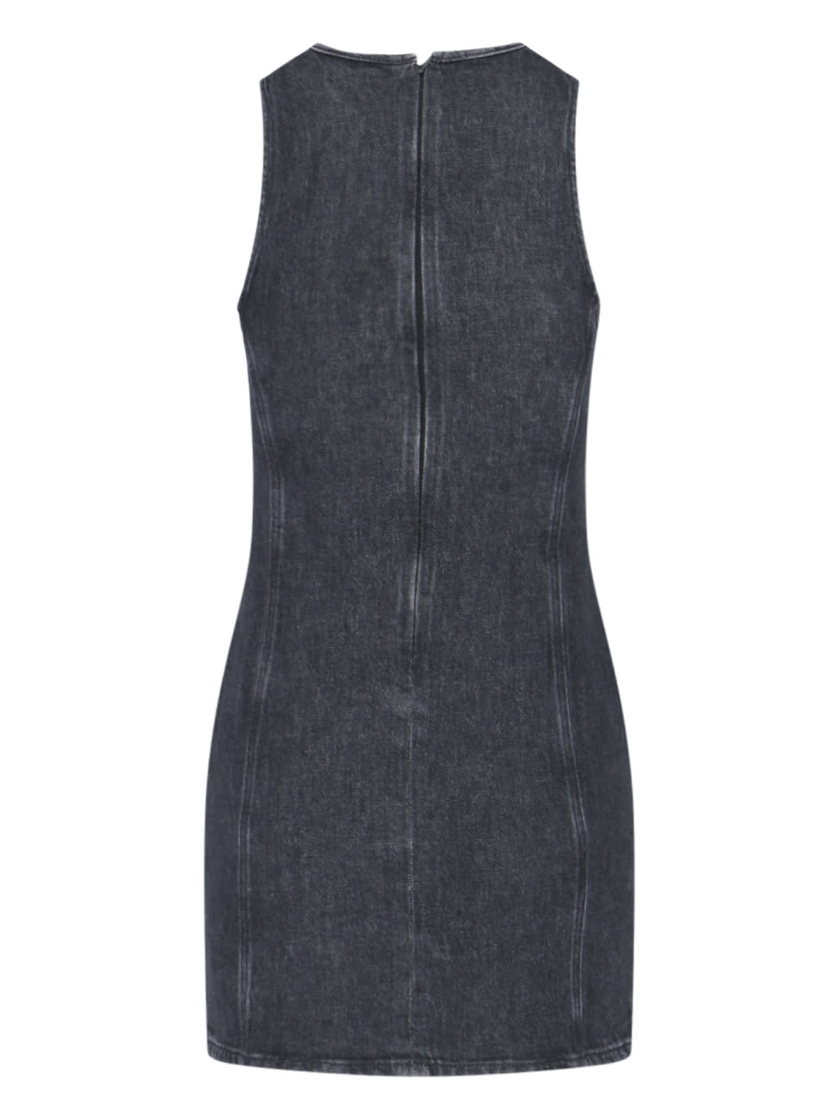 Shop Diesel De-ferriz-fsd Mini Dress In Black