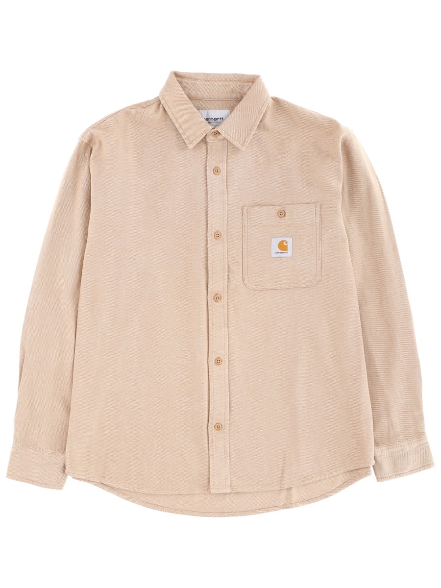 Carhartt Shirt Edgar In Neutral