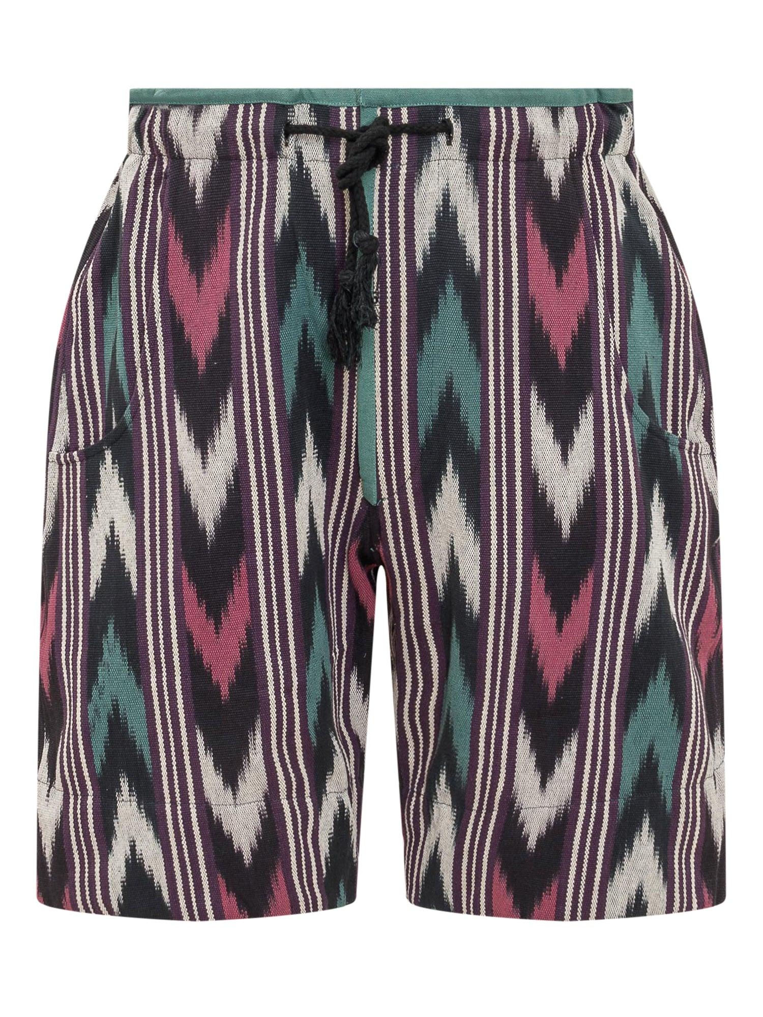 Isabel Marant Lelian Striped Drawstring Shorts