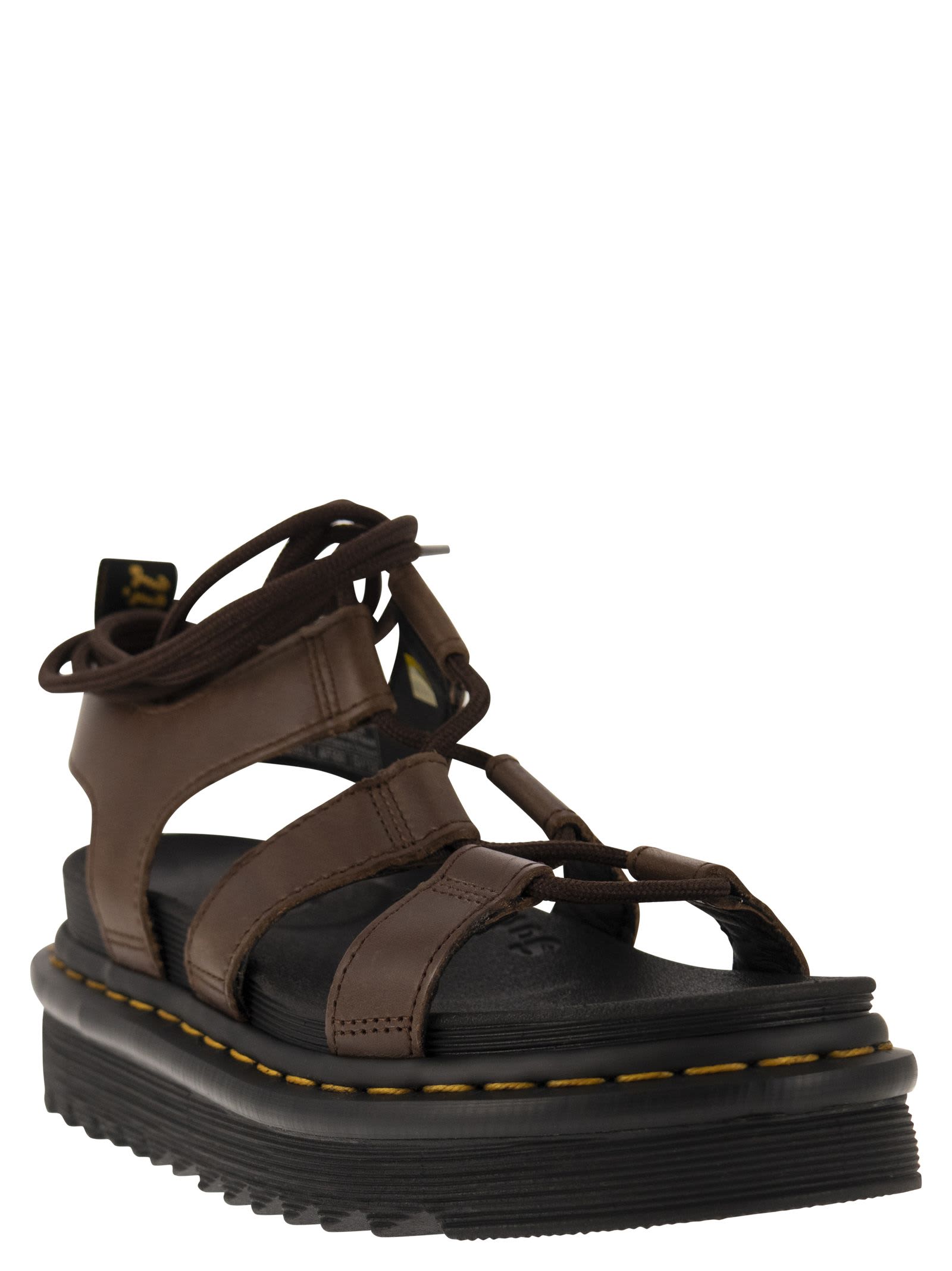 Shop Dr. Martens' Nartilla - Gladiator Sandals In Brown