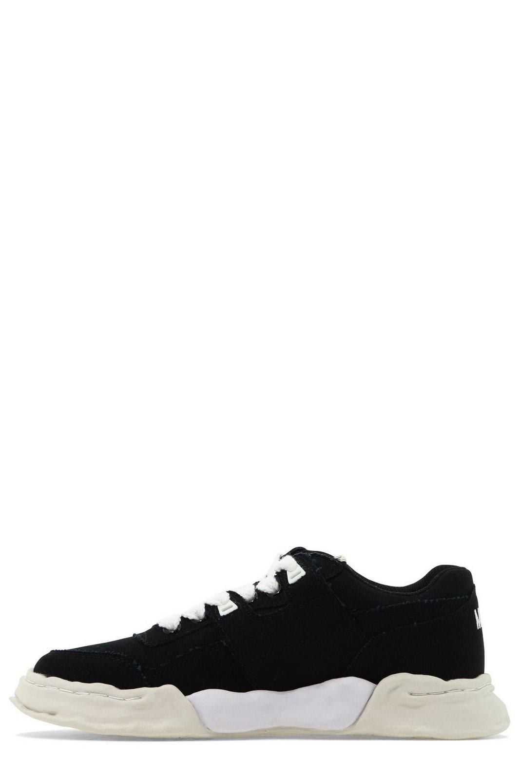 Shop Miharayasuhiro Parker Low-top Sneakers In Black