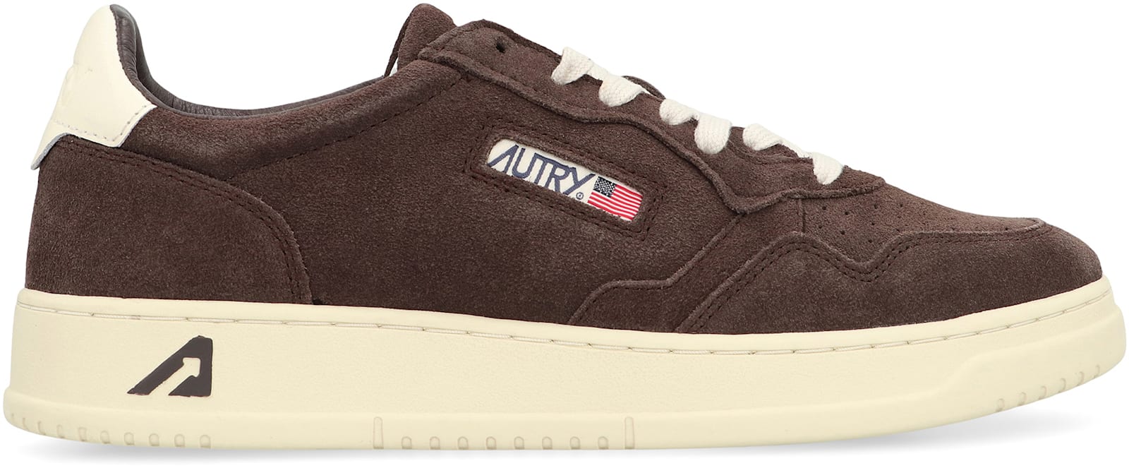 Autry "medalist" Low Sneaker In Brown