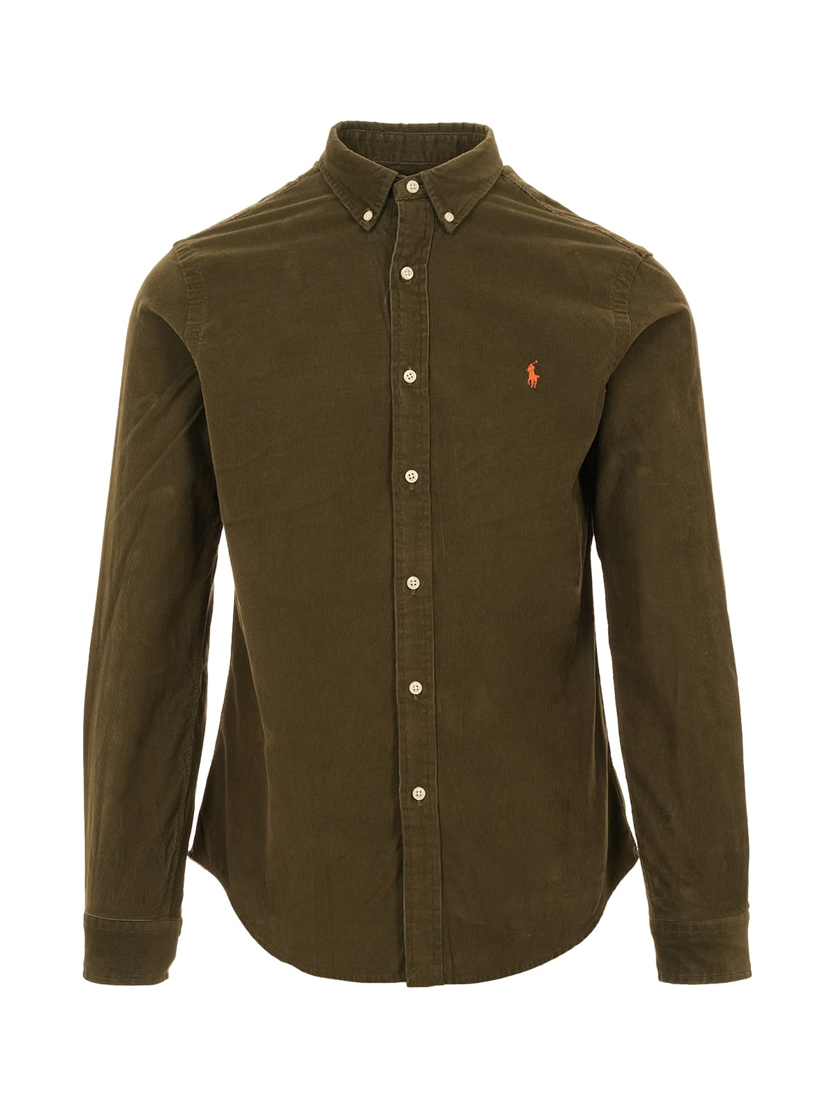 Shop Polo Ralph Lauren Long Sleeve Shirt In Militare