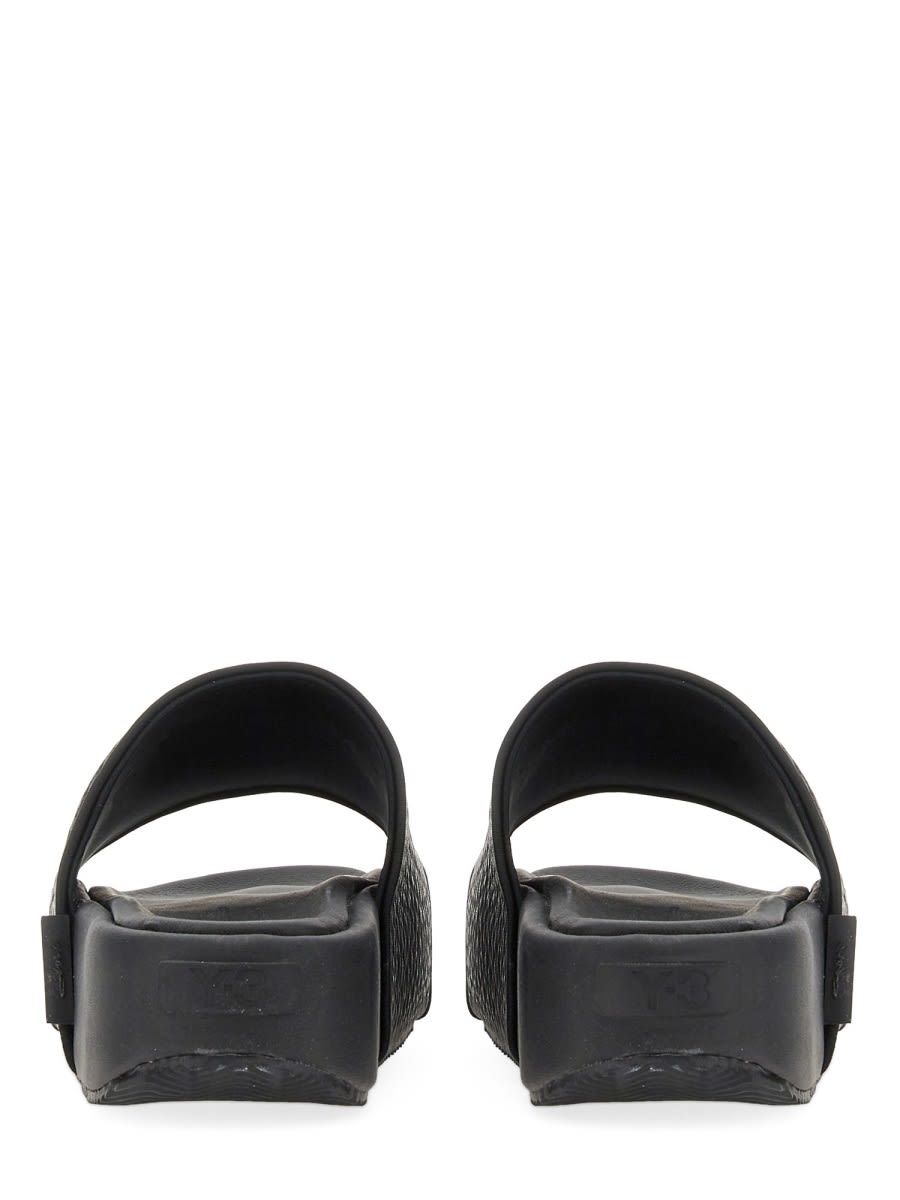 Shop Y-3 Slide Sandal In Black