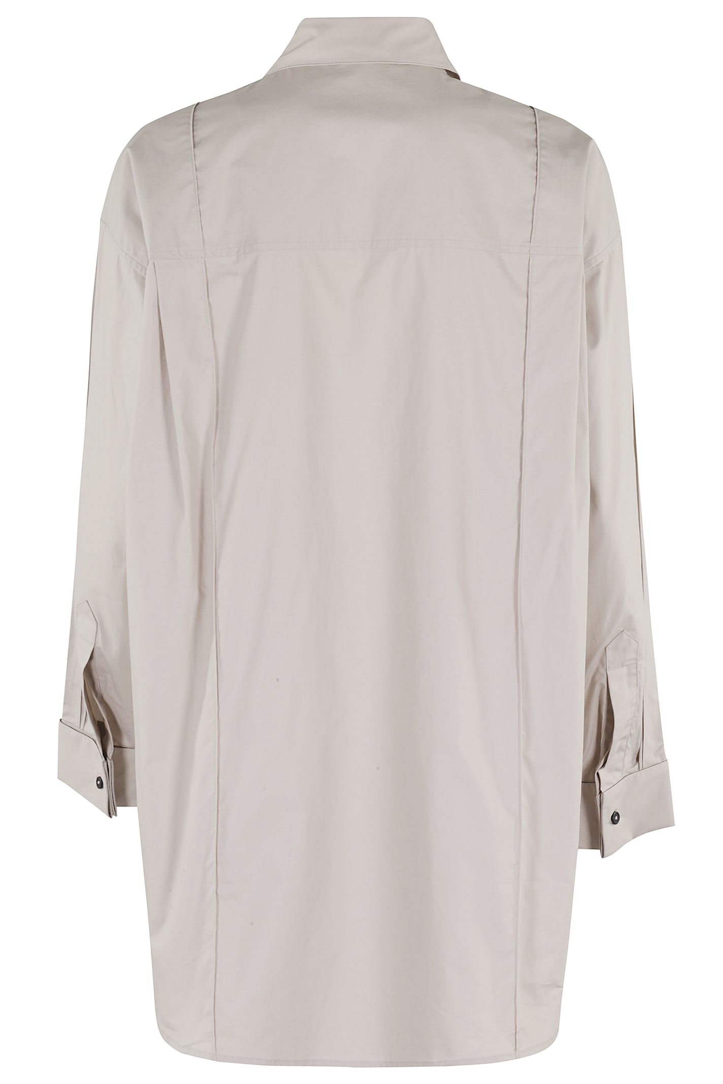 Remain Birger Christensen Oversize Pintuck In Chateau Gray