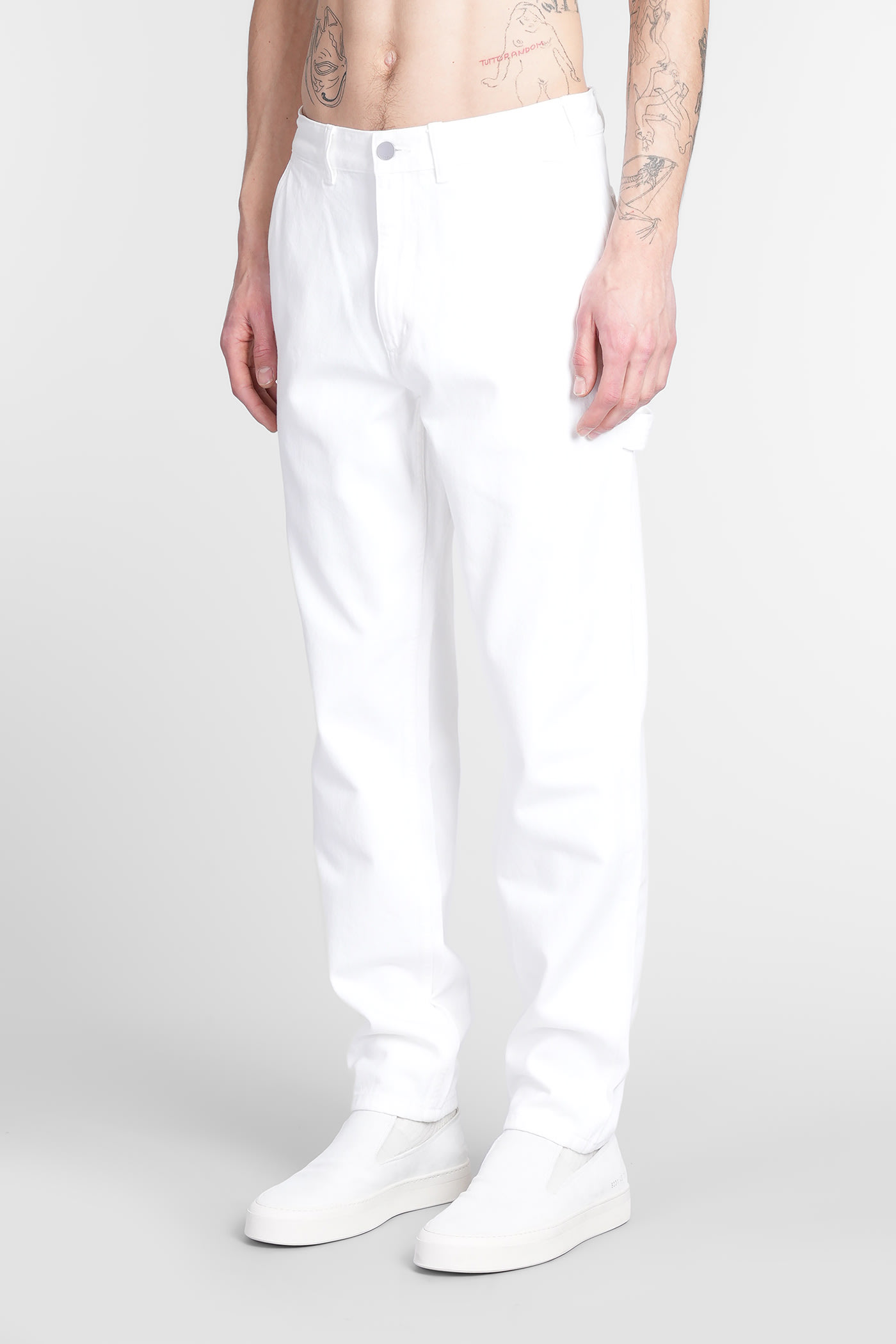 Theory Jeans In White Denim In White