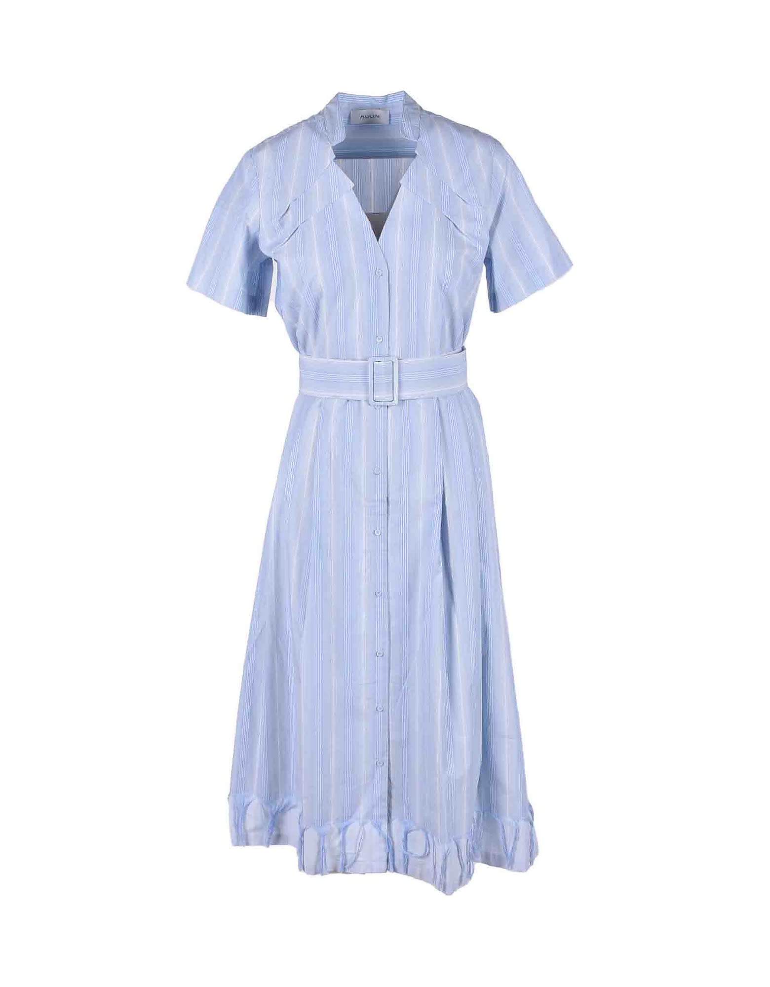 Aglini Womens Light Blue Dress