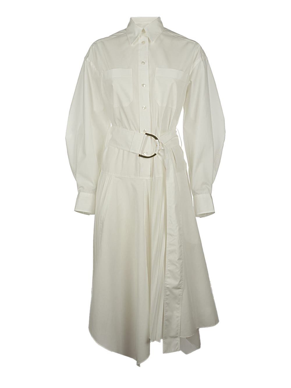 J.W. Anderson Pleated D-ring Shirt Dress