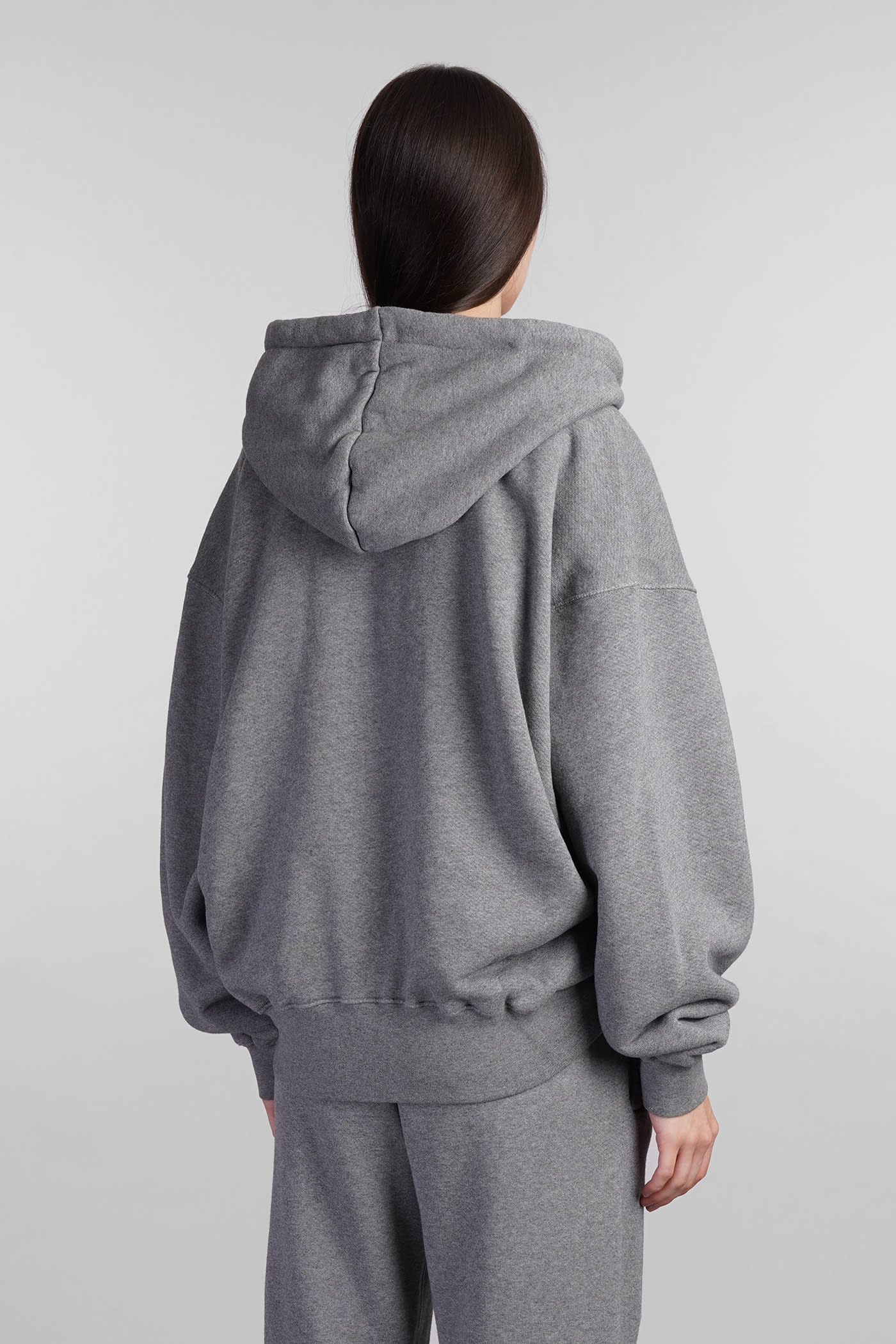 Shop Off-white Sweatshirt In Grey Cotton