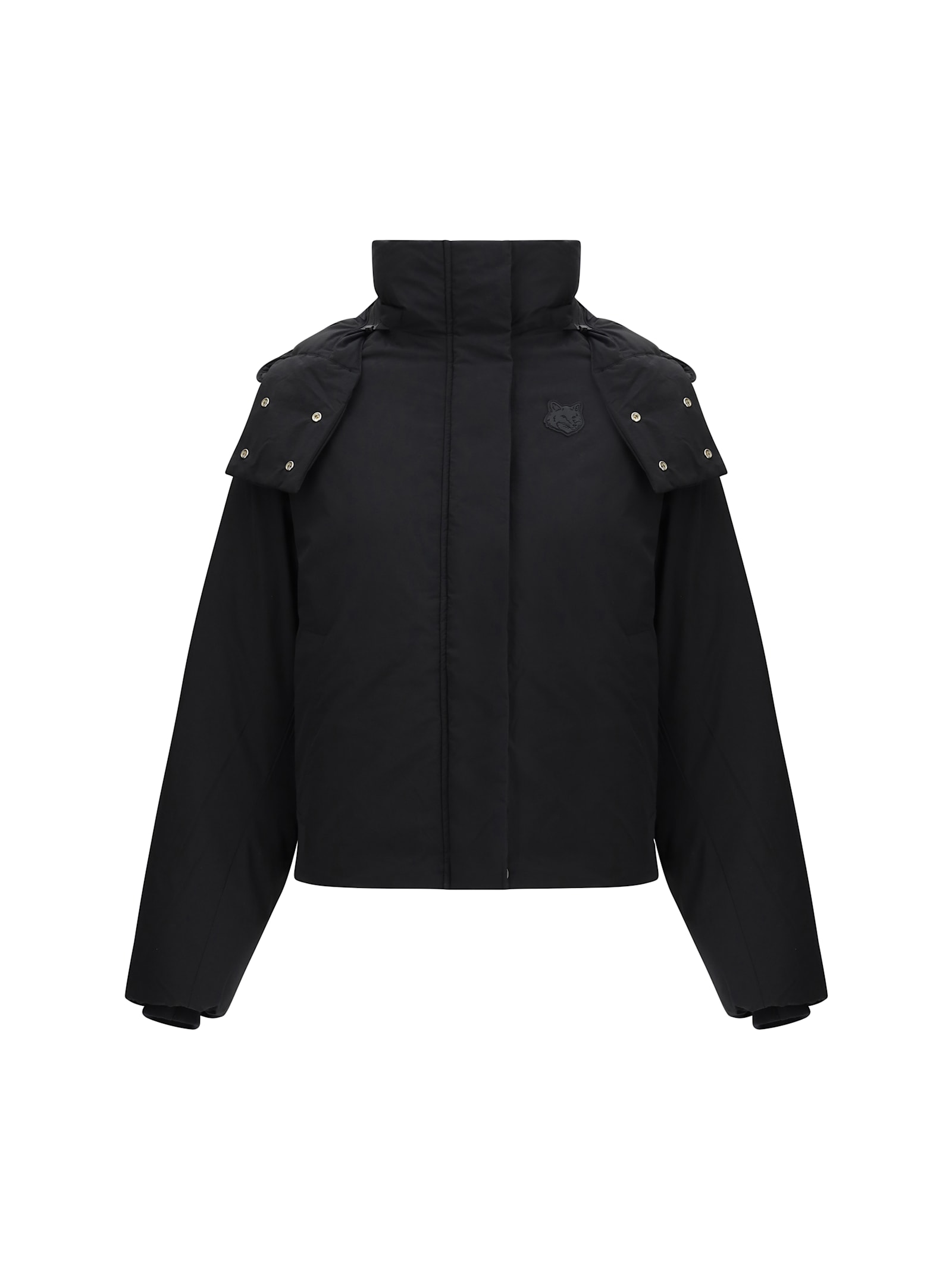 Maison Kitsuné Puffer Down Jacket In Black