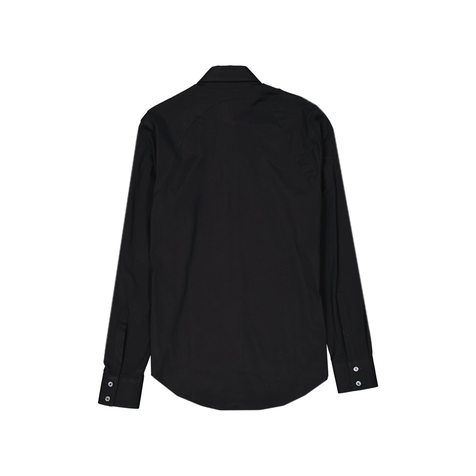 Shop Alexander Mcqueen Cotton Shirt In Black