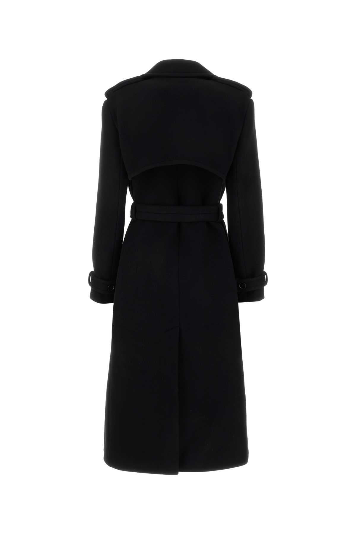 Chloé Black Wool Blend Coat