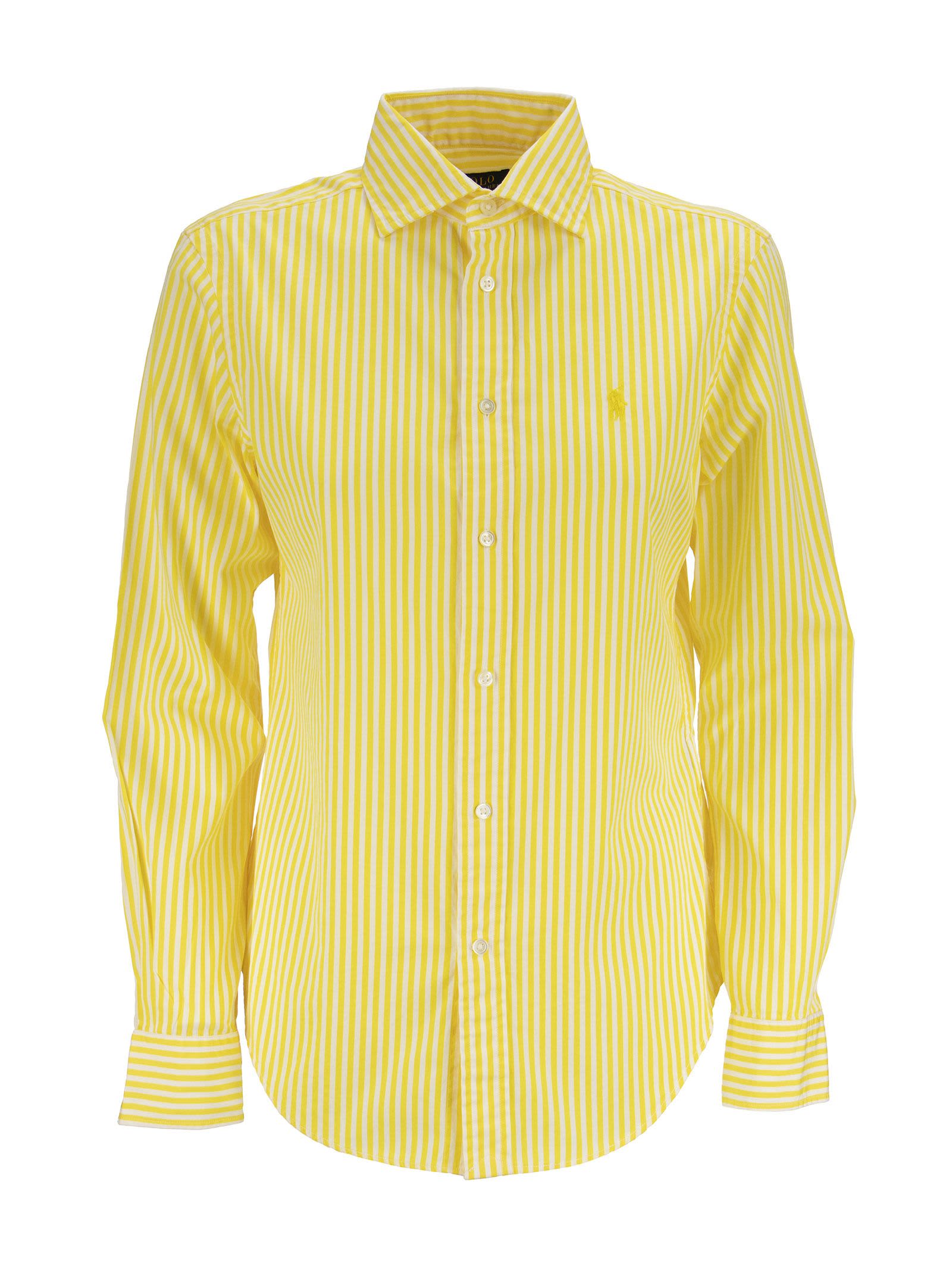 Ralph Lauren Classic Fit Striped Cotton Shirt