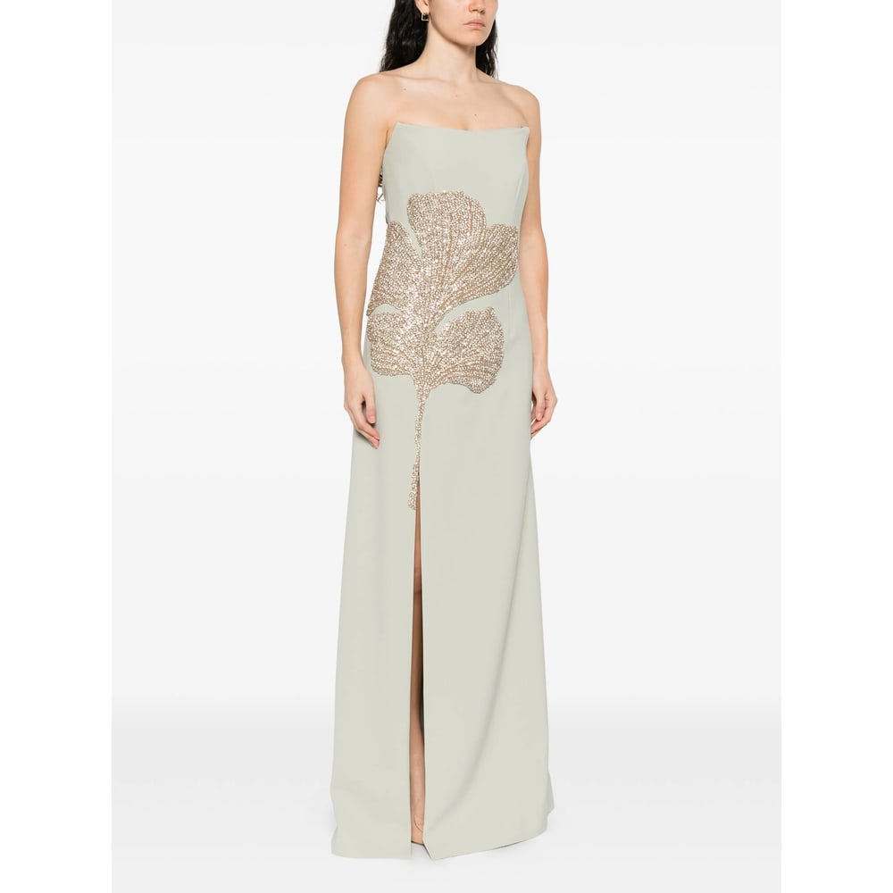 Costarellos Dress In Green