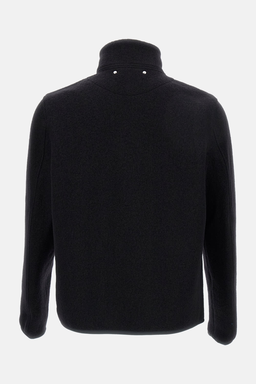 Paul Smith High-neck Wool Jacket In Black