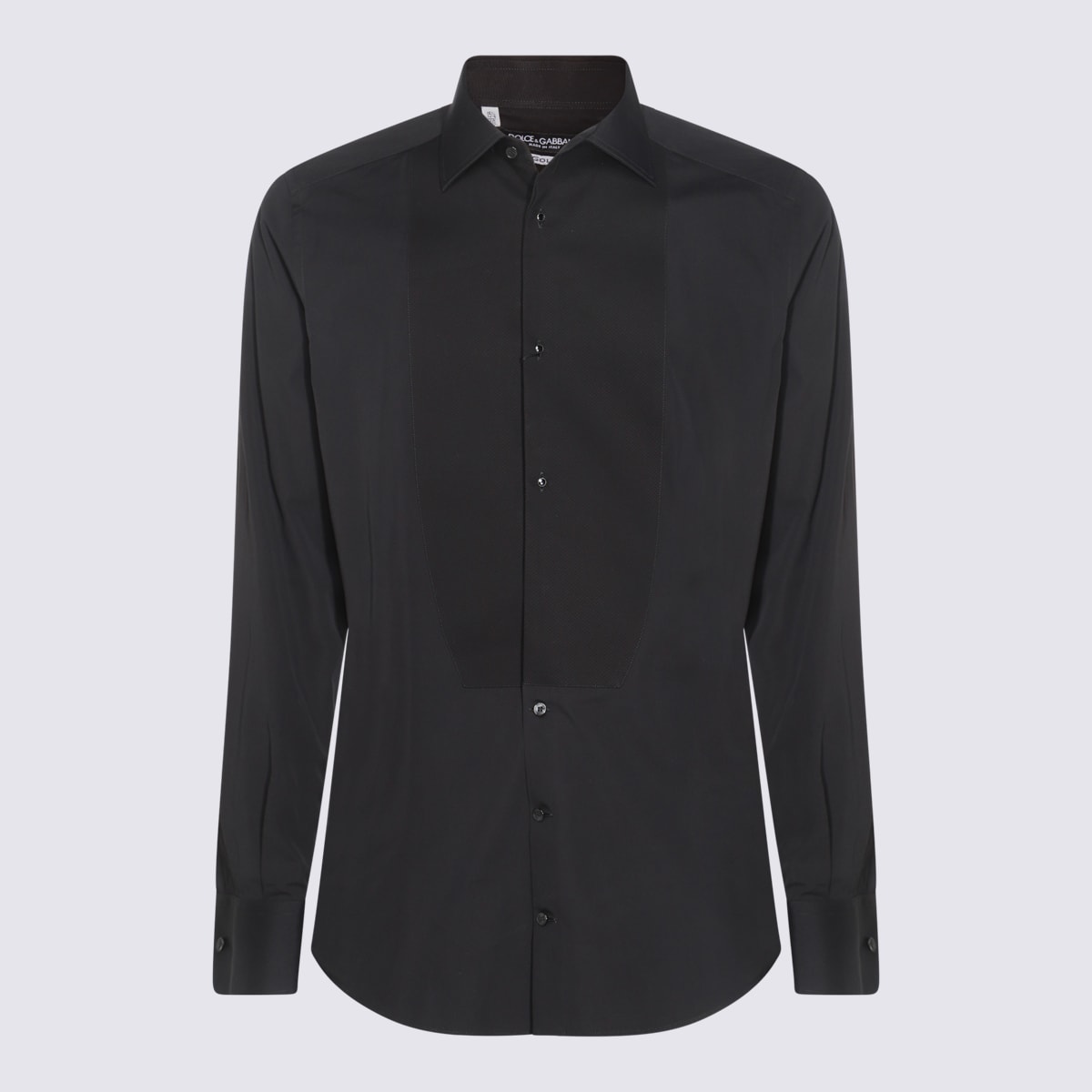 Shop Dolce & Gabbana Black Cotton Shirt