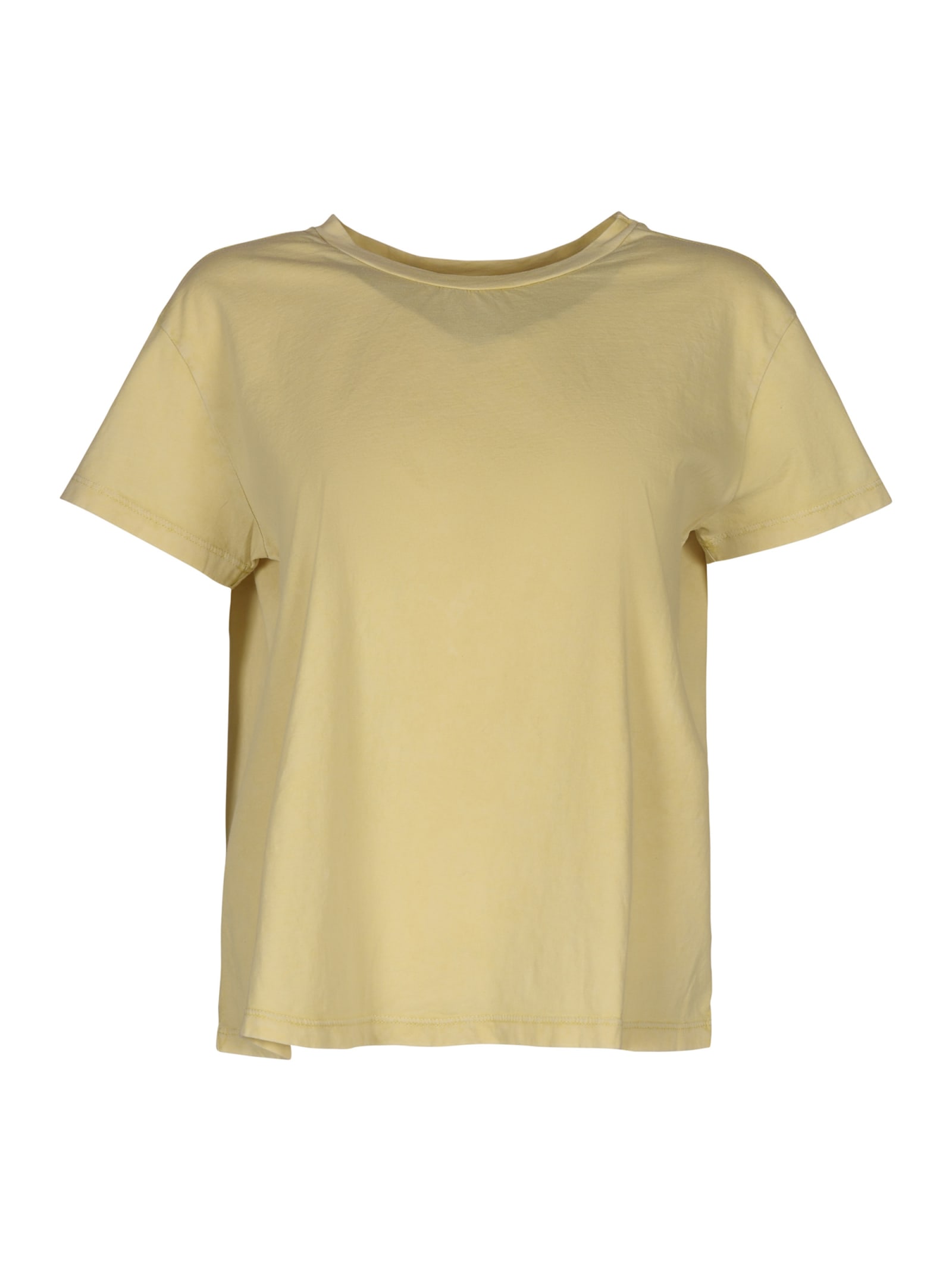 Velvet round neck t-shirt