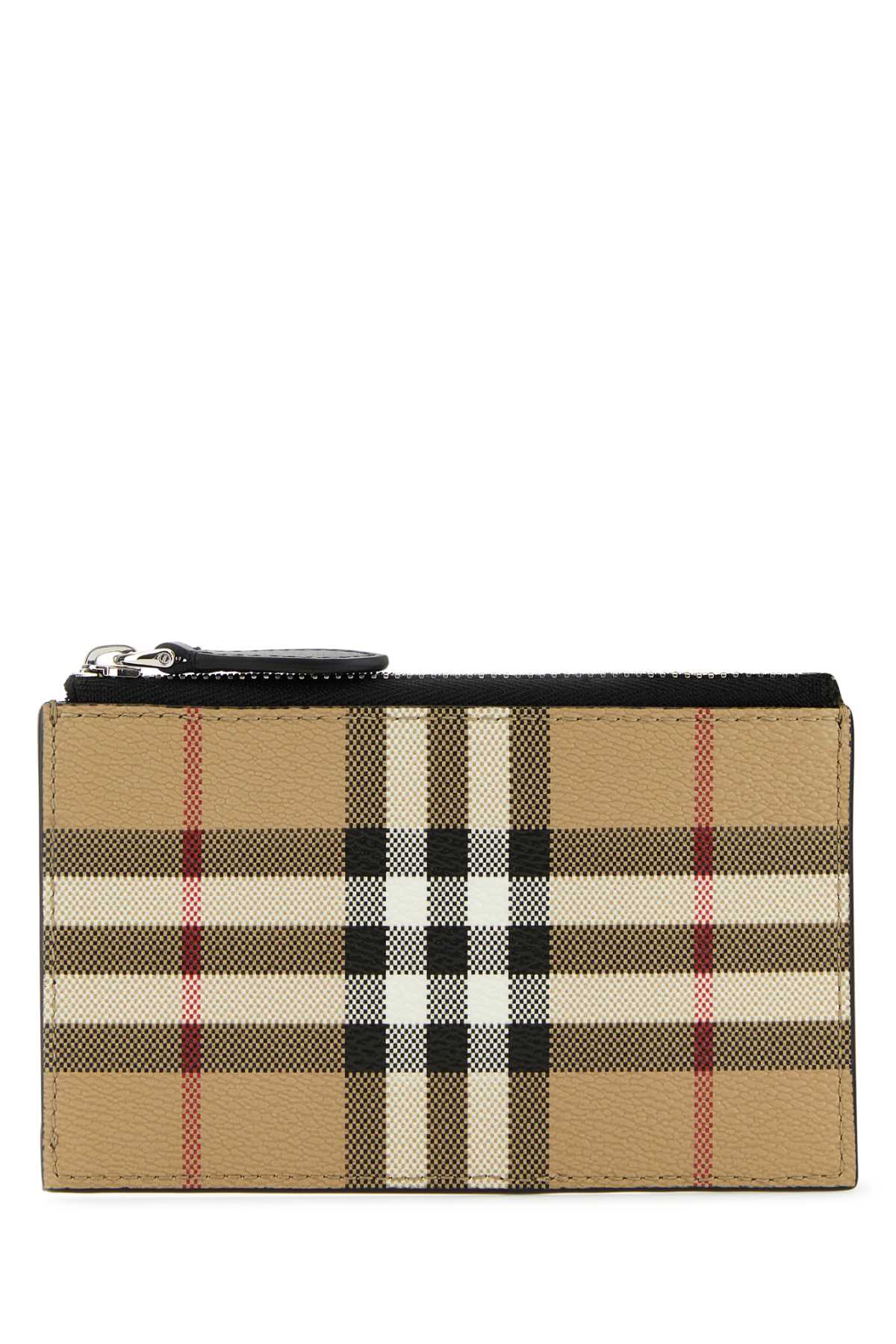 Shop Burberry Printed Canvas Wallet In Archivebeige