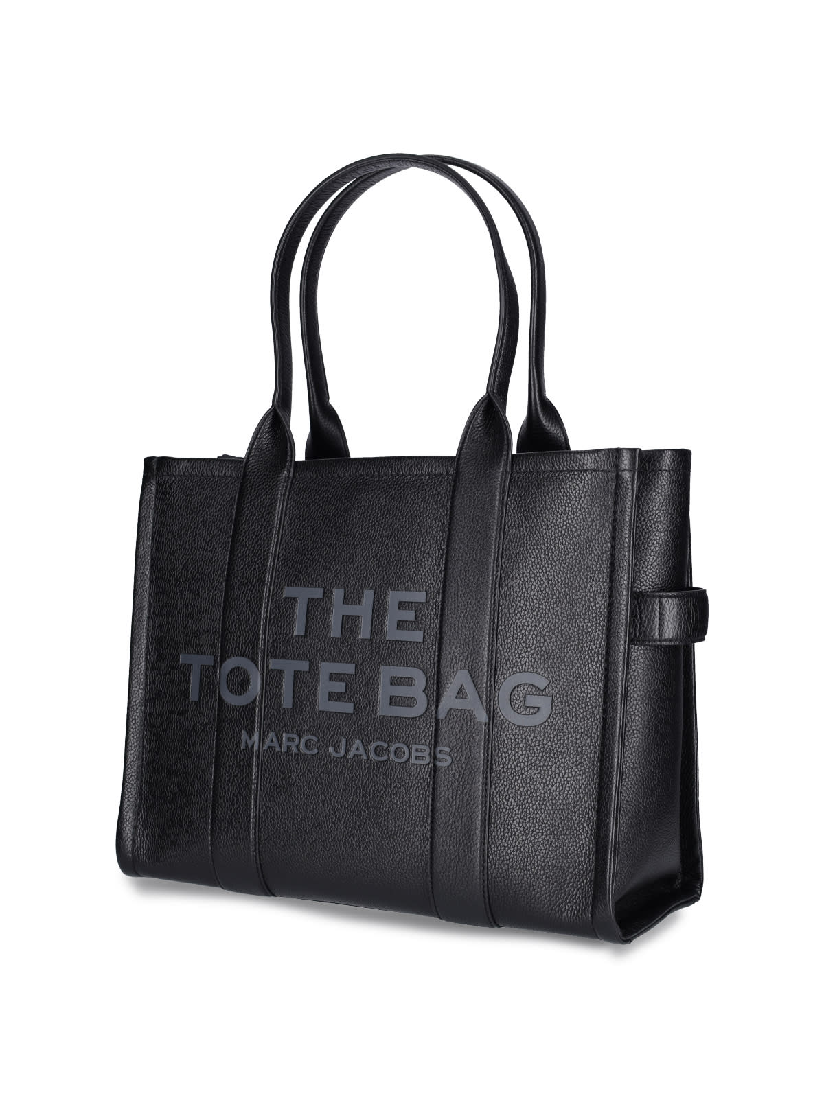 Marc Jacobs Small The Tote Bag Grain-leather In Black