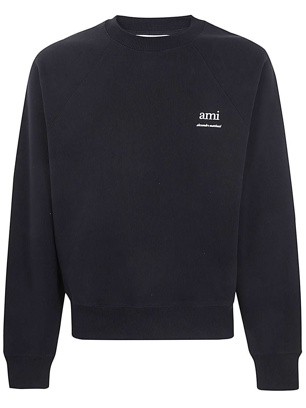 Shop Ami Alexandre Mattiussi Sweatshirt Ami Am In Black