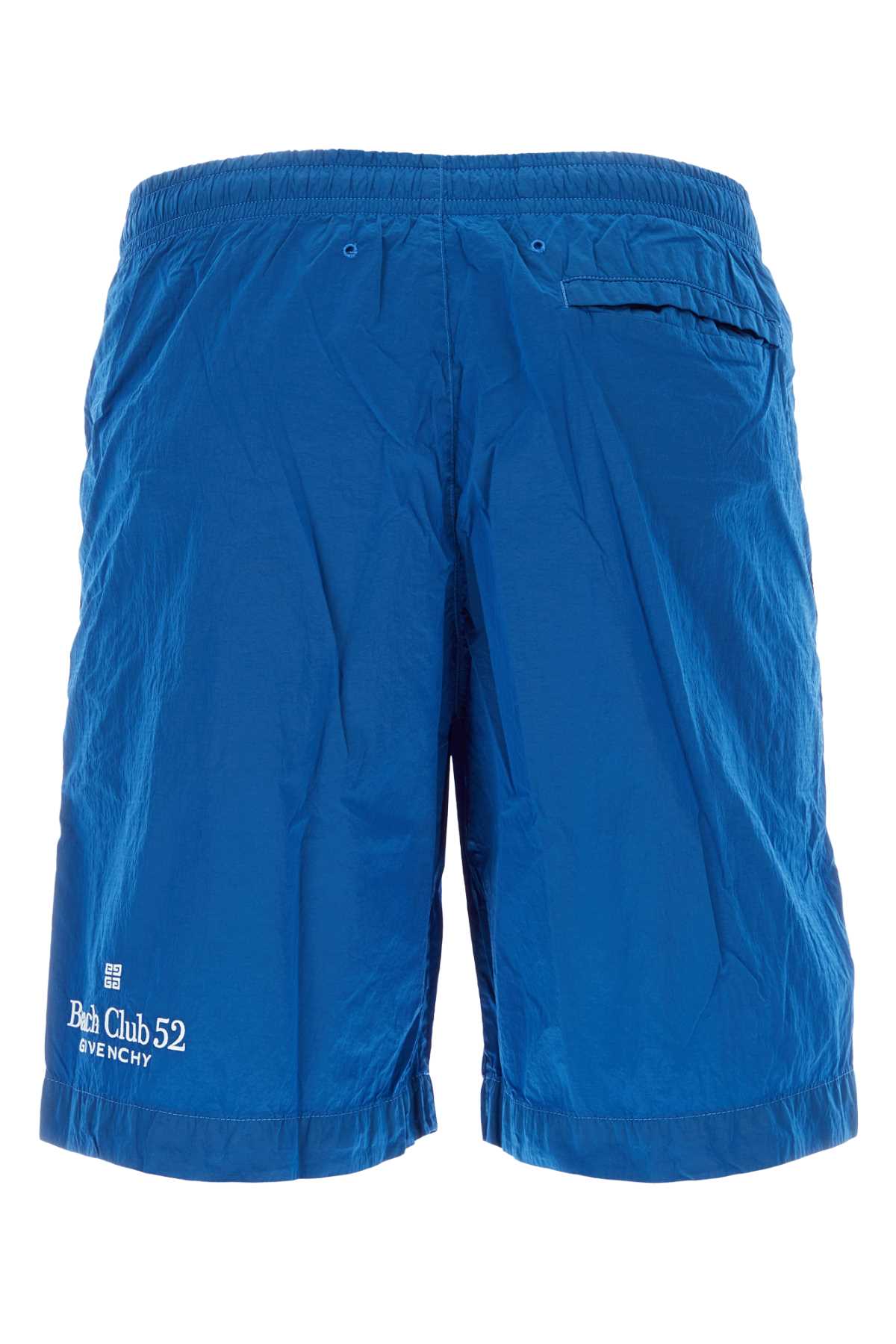 Givenchy Blue Nylon Swimming Shorts In Mineralblue