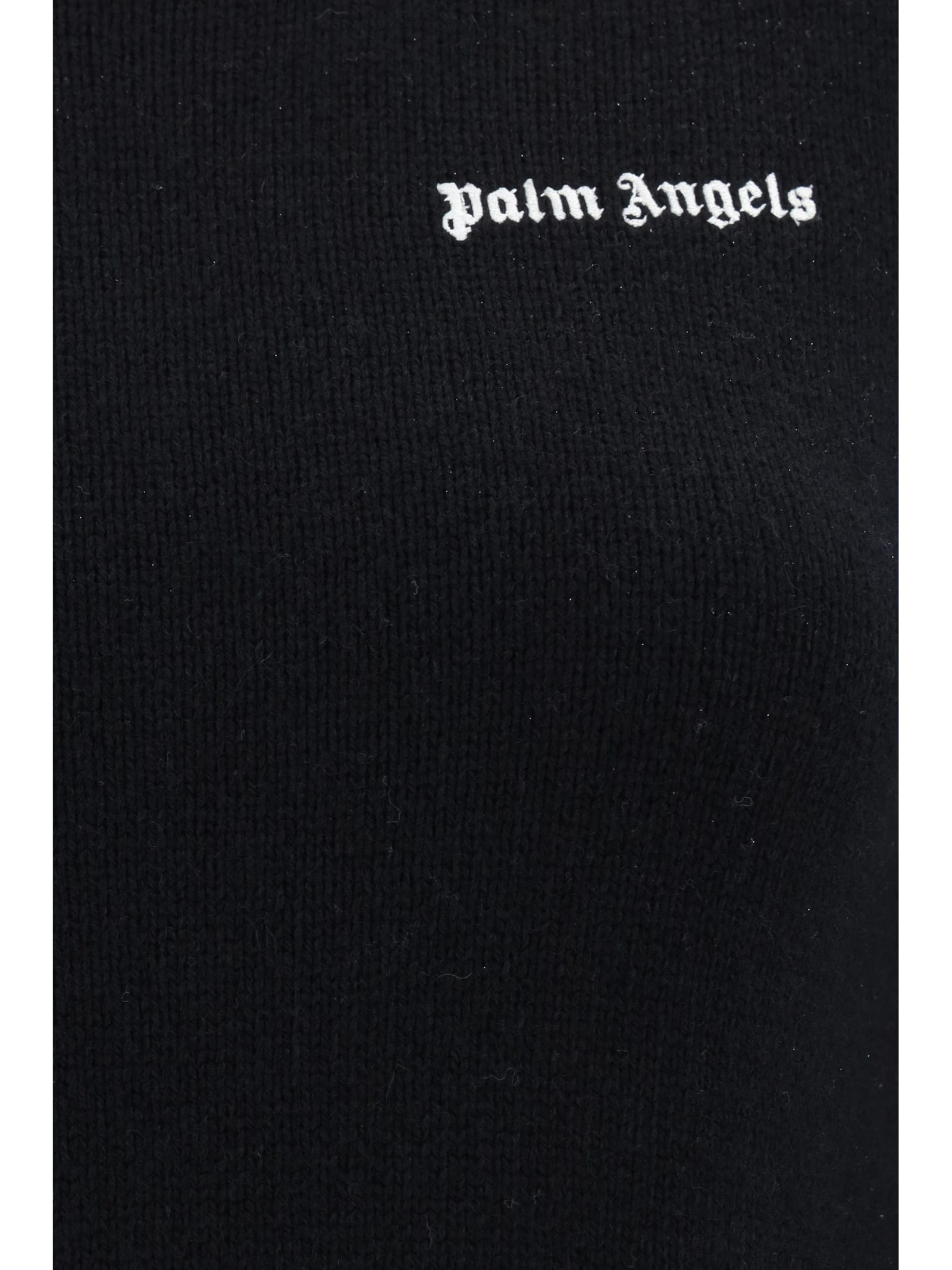 Shop Palm Angels Sweater In Nero