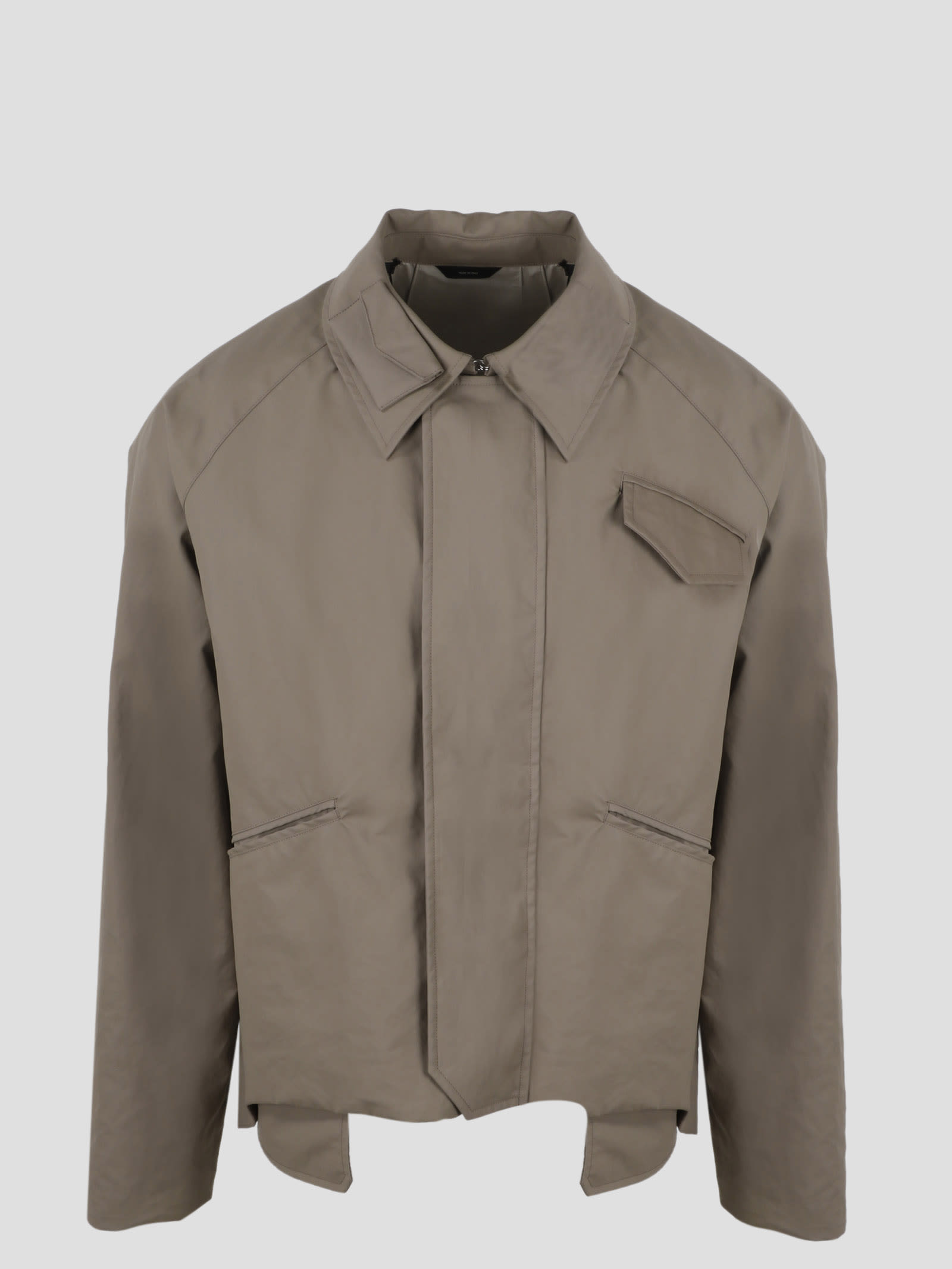 Fendi Asymmetric Linen Jacket