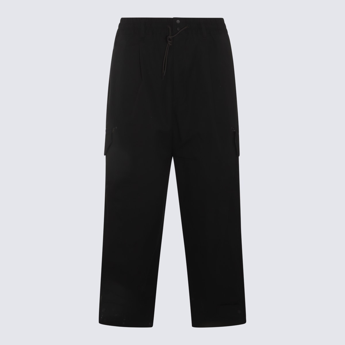 Shop Y-3 Black Cotton Pants