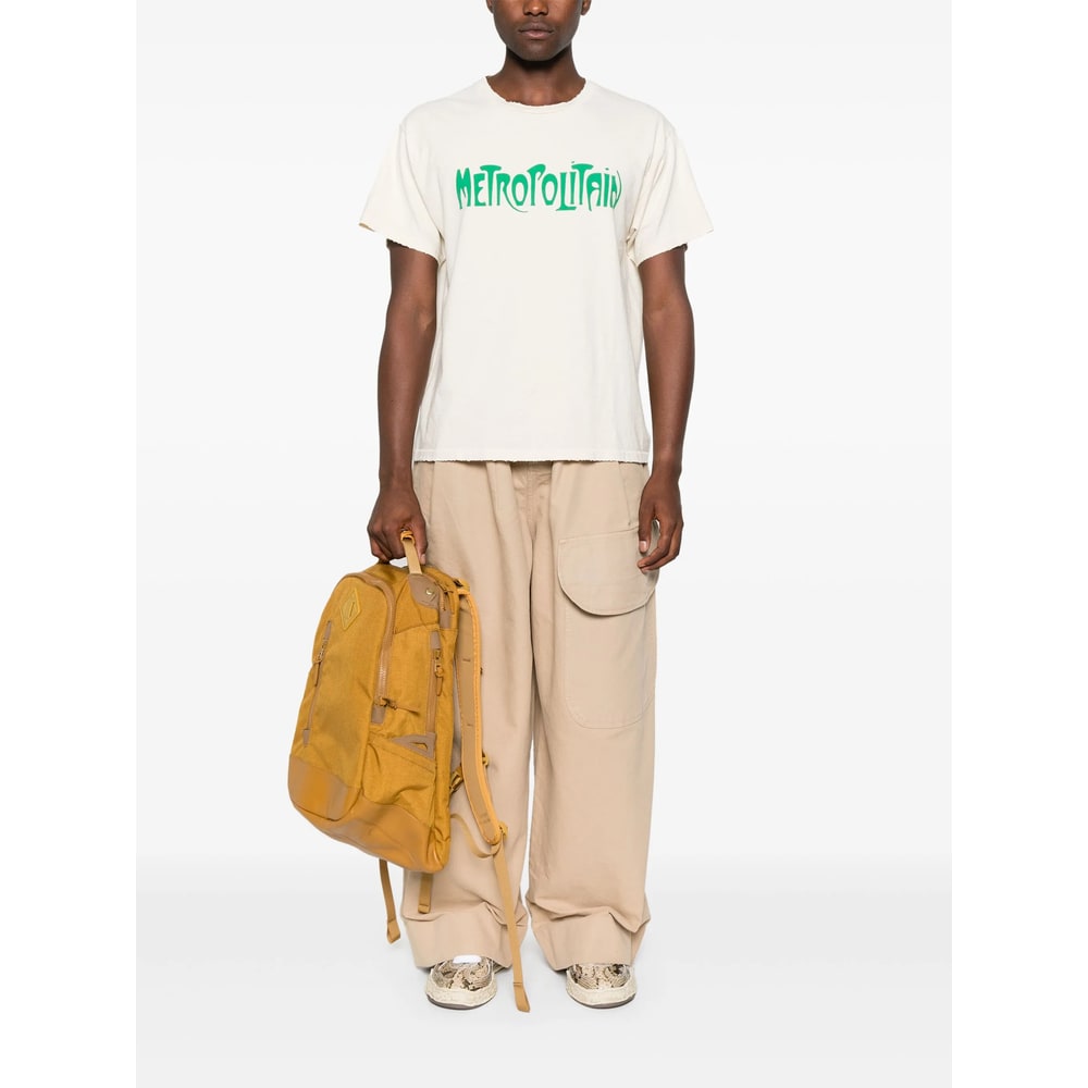 Gallery Dept. Graphic Print Crew Neck Short Sleeve T-shirt In Neutral