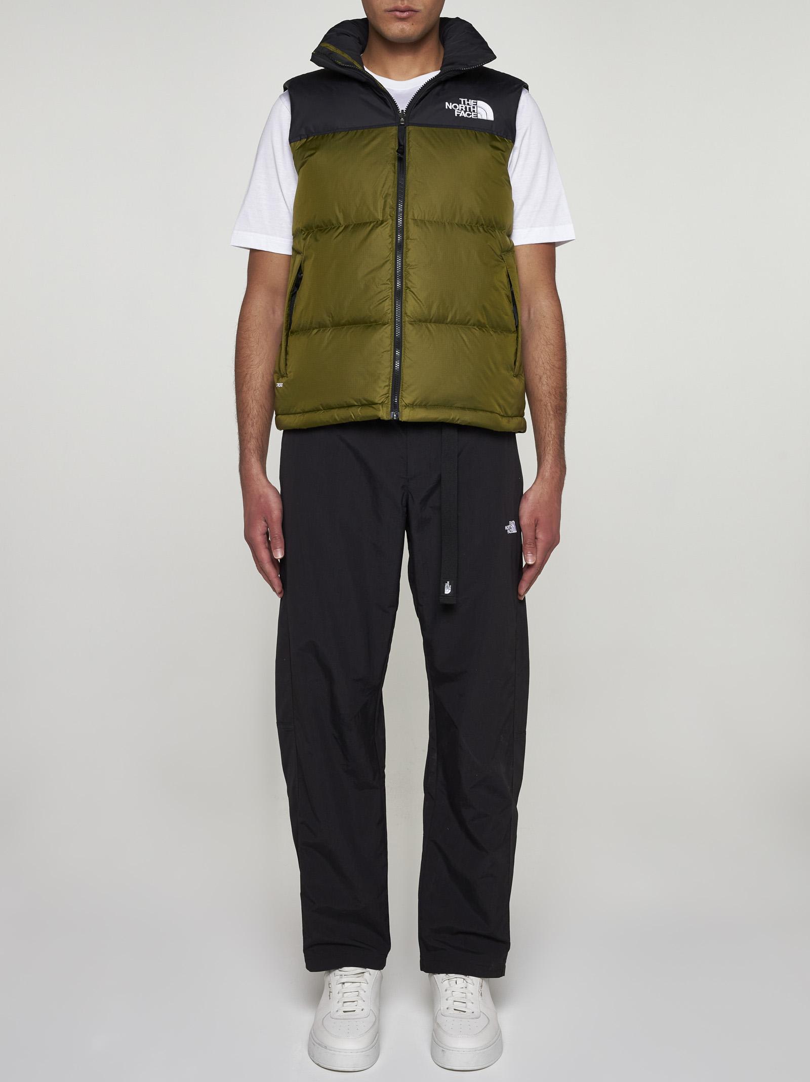 Shop The North Face 1996 Retro Nuptse Quilted Nylon Down Vest In Green/black