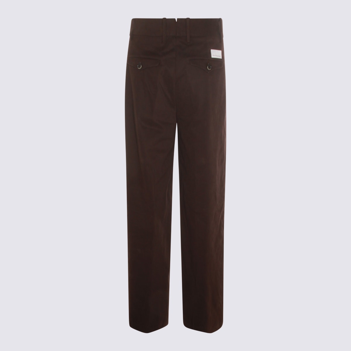Nine In The Morning Pleated-front Trousers In Brown