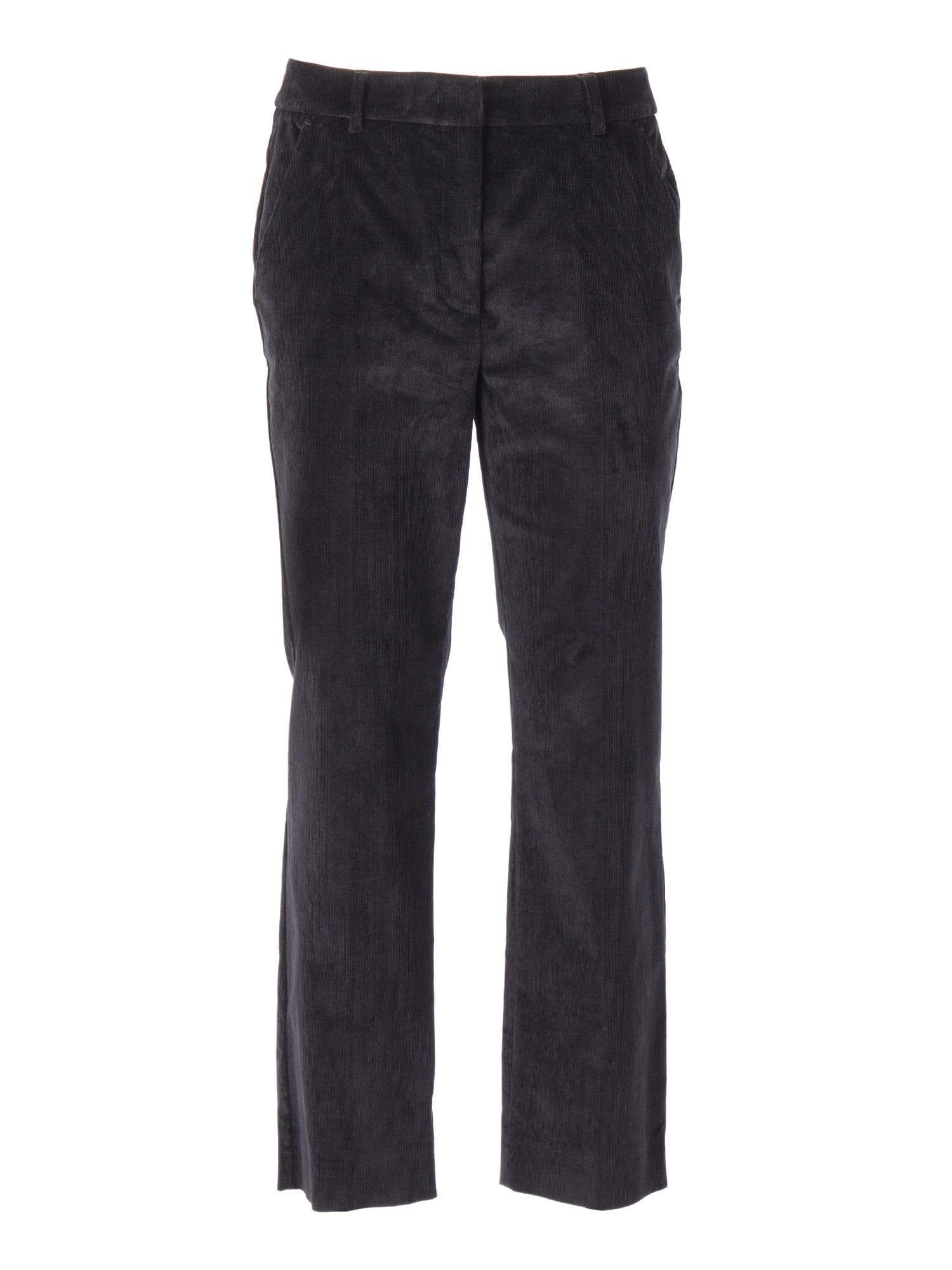 Weekend Max Mara Marruca Corduroy Trousers In Black