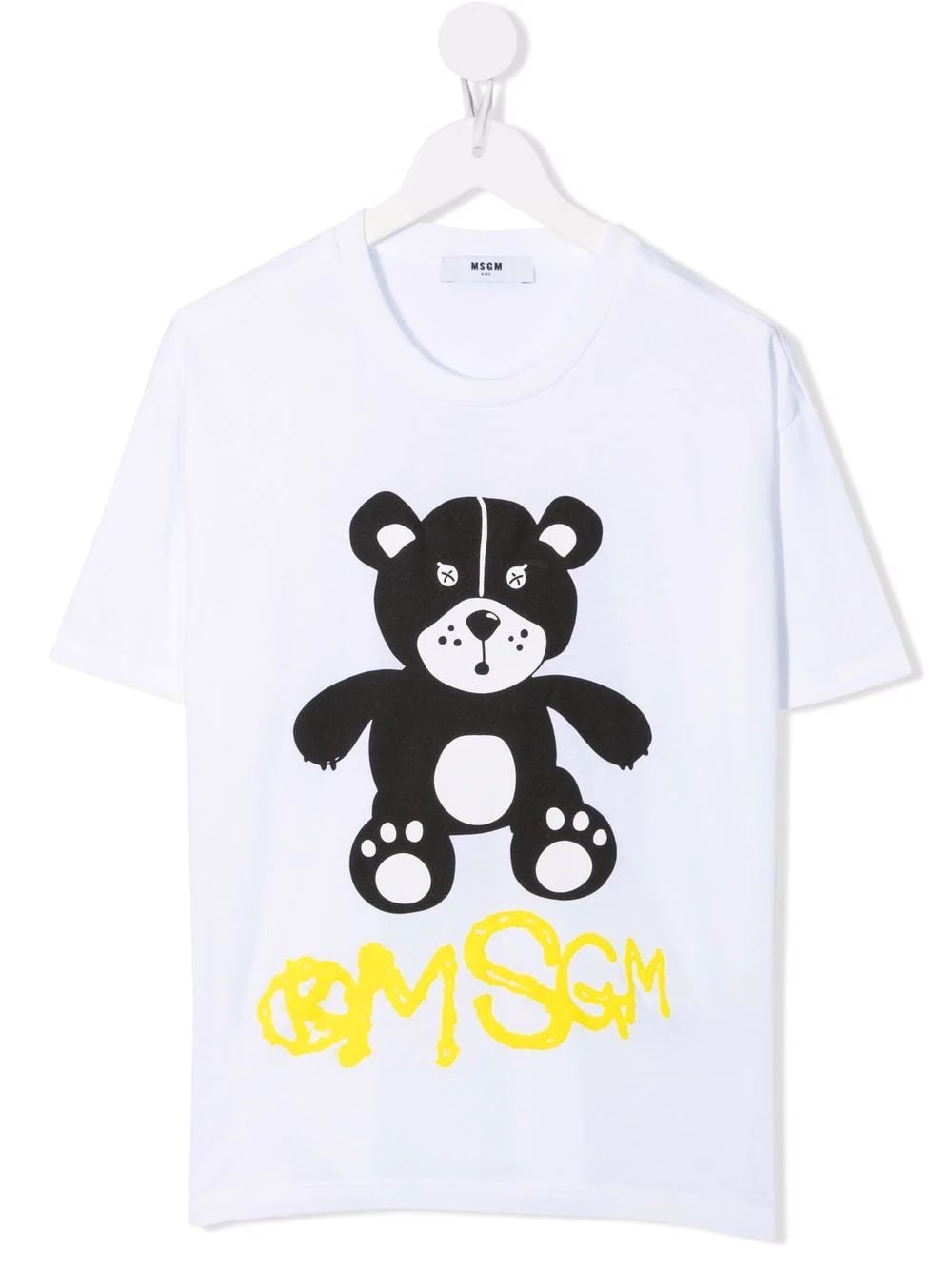 MSGM Kids Teddy Bear White T-shirt