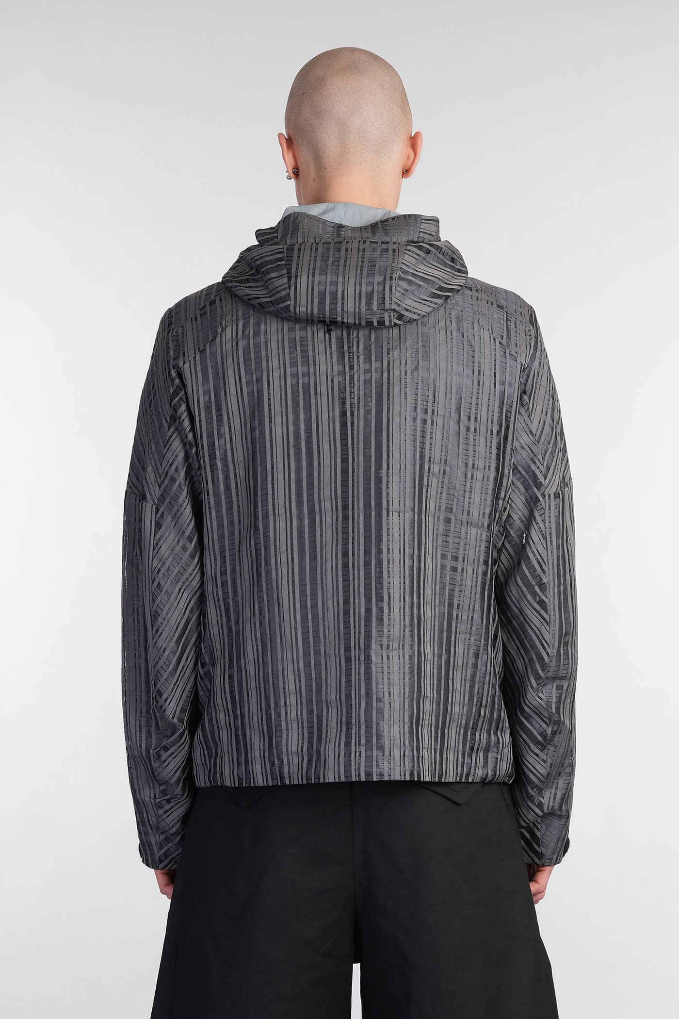 J.l-a.l Eon Jacket Casual Jacket In Grey Cotton In Grey