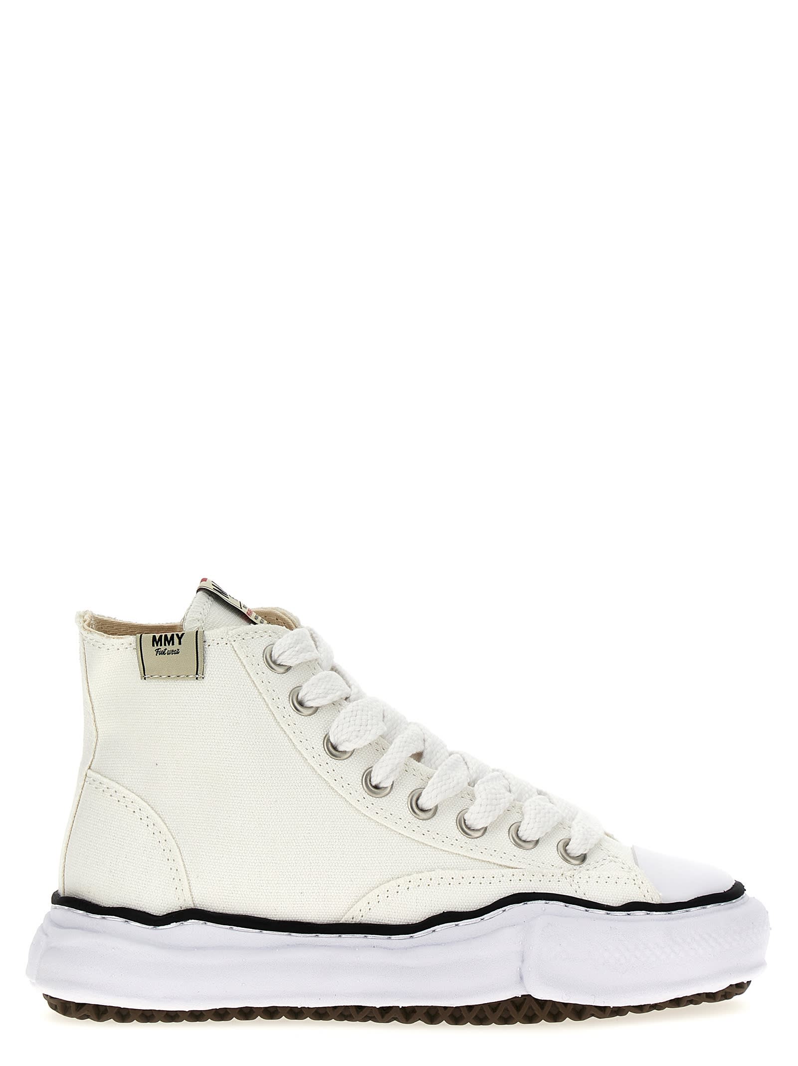 Shop Miharayasuhiro Peterson High Sneakers In White