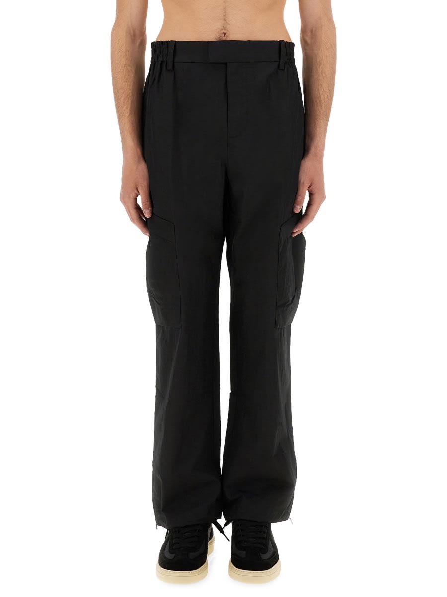 Represent Tech Cargo Pants Featuring Zip Detail In Black