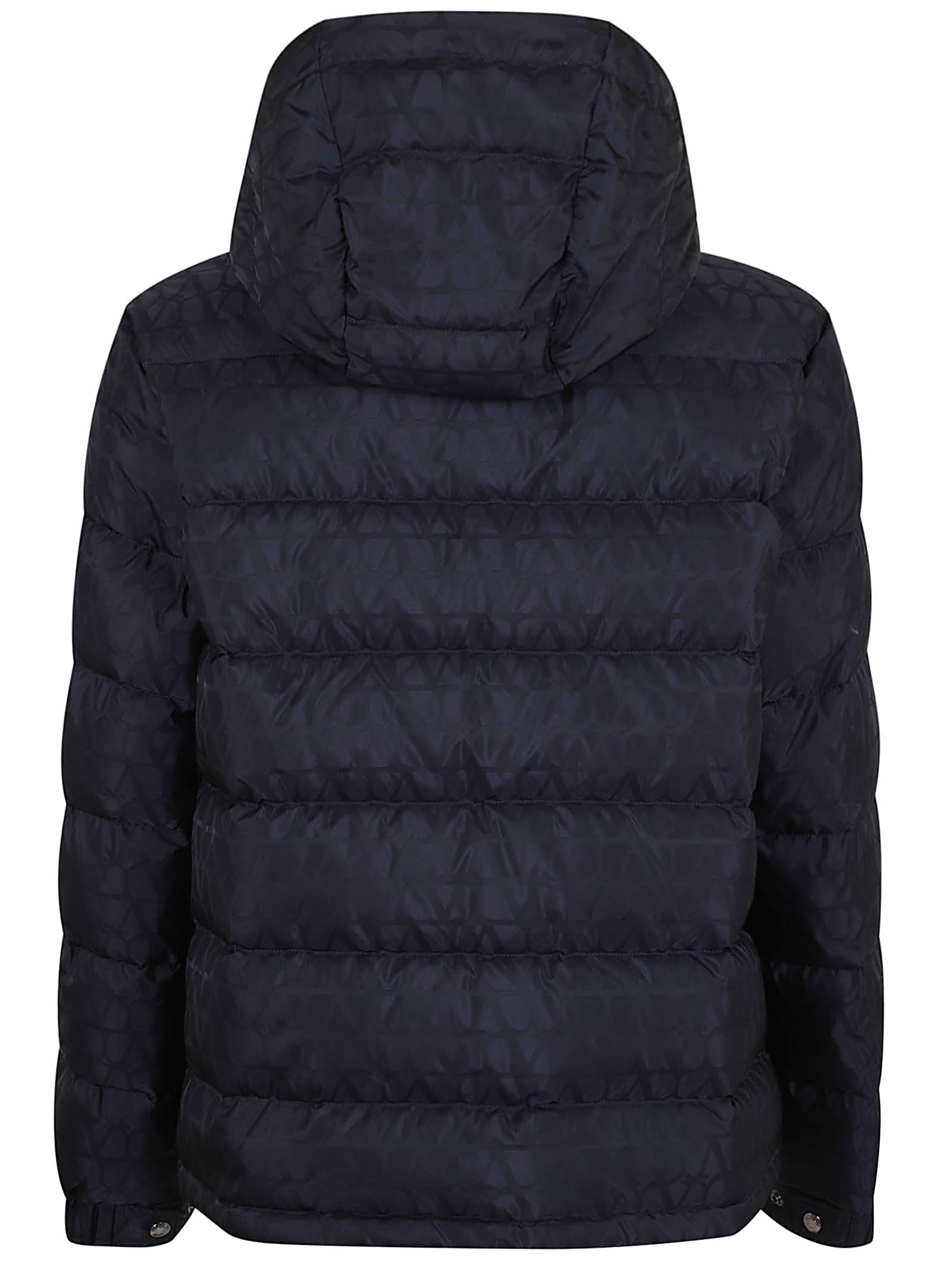 Shop Valentino Toile Iconographe Padded Jacket In St Toile Iconograph Navy Navy