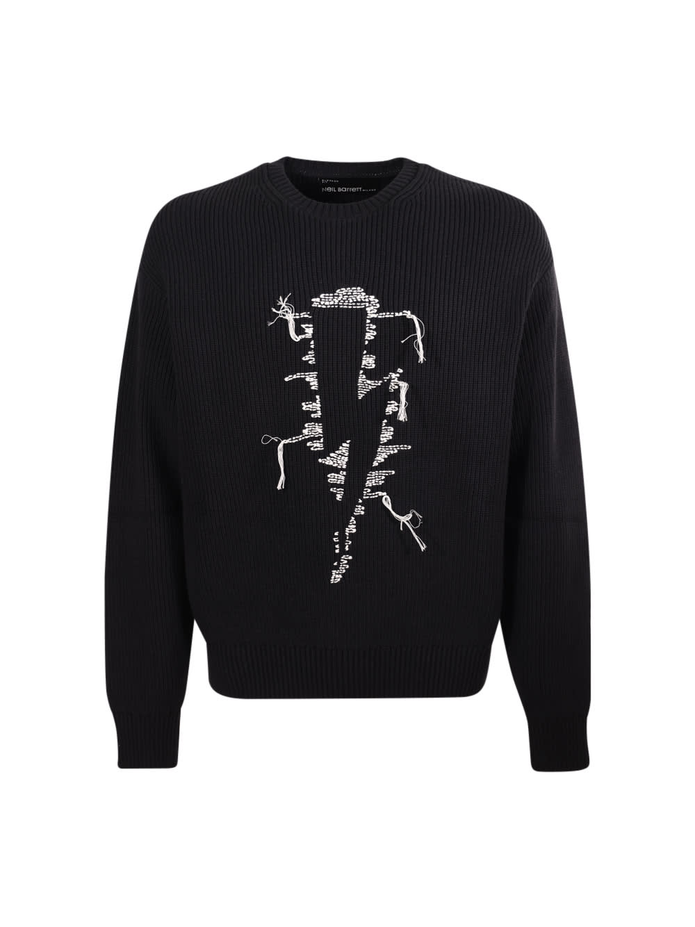 Neil Barrett Sweater In Nero